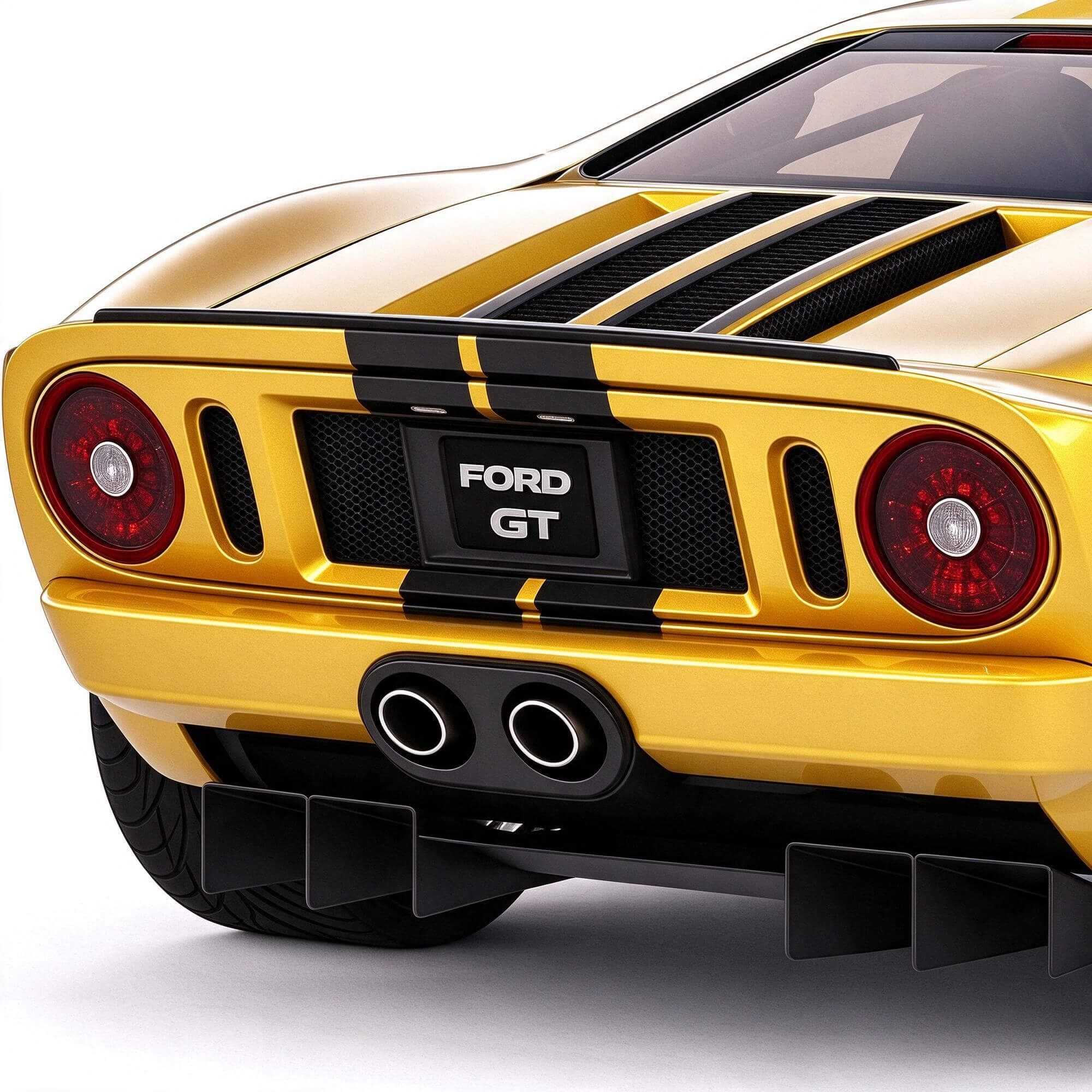 Ford GT Classic Supercar 3D Model 3D Model