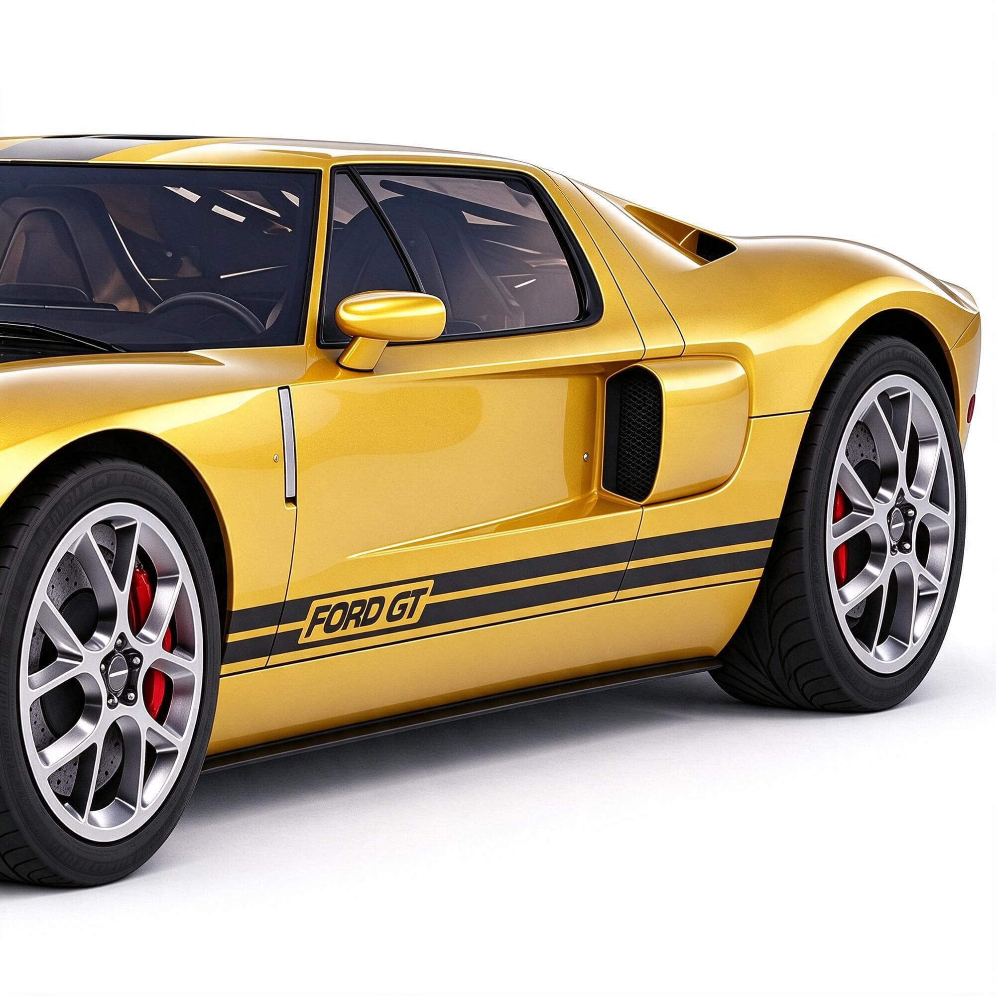 Ford GT Classic Supercar 3D Model 3D Model