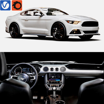 Ford Mustang Sport Coupe 3D model 3D Model