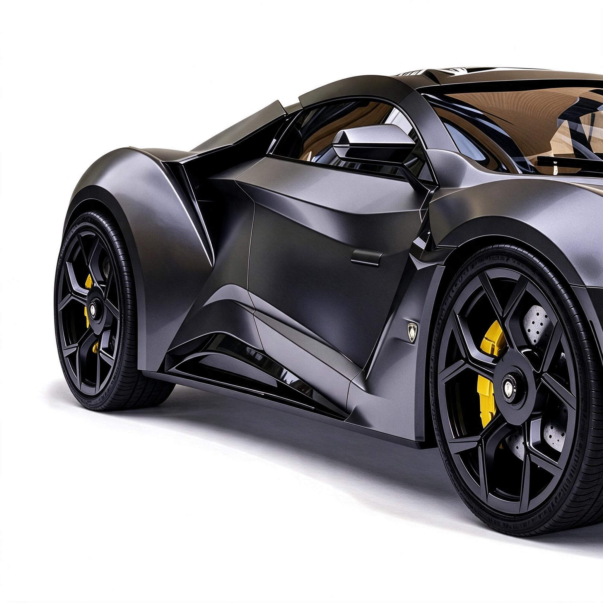 Futuristic Hypercar Sport Coupe 3D Model 3D Model