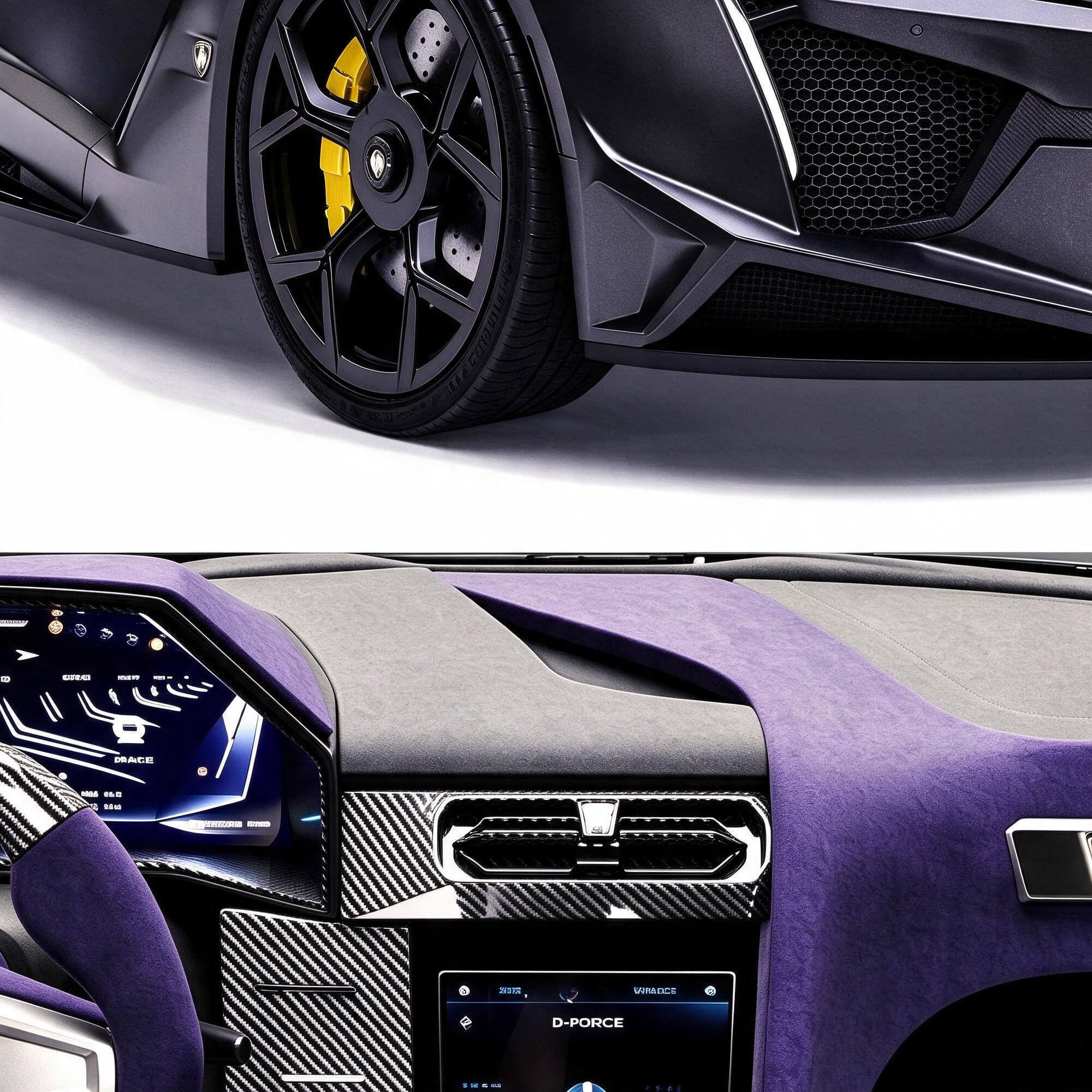 Futuristic Hypercar Sport Coupe 3D Model 3D Model