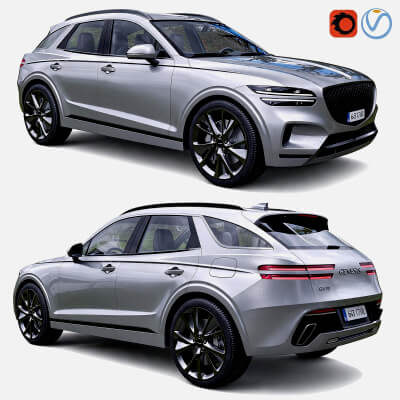 Genesis GV70 Luxury SUV 3D Model