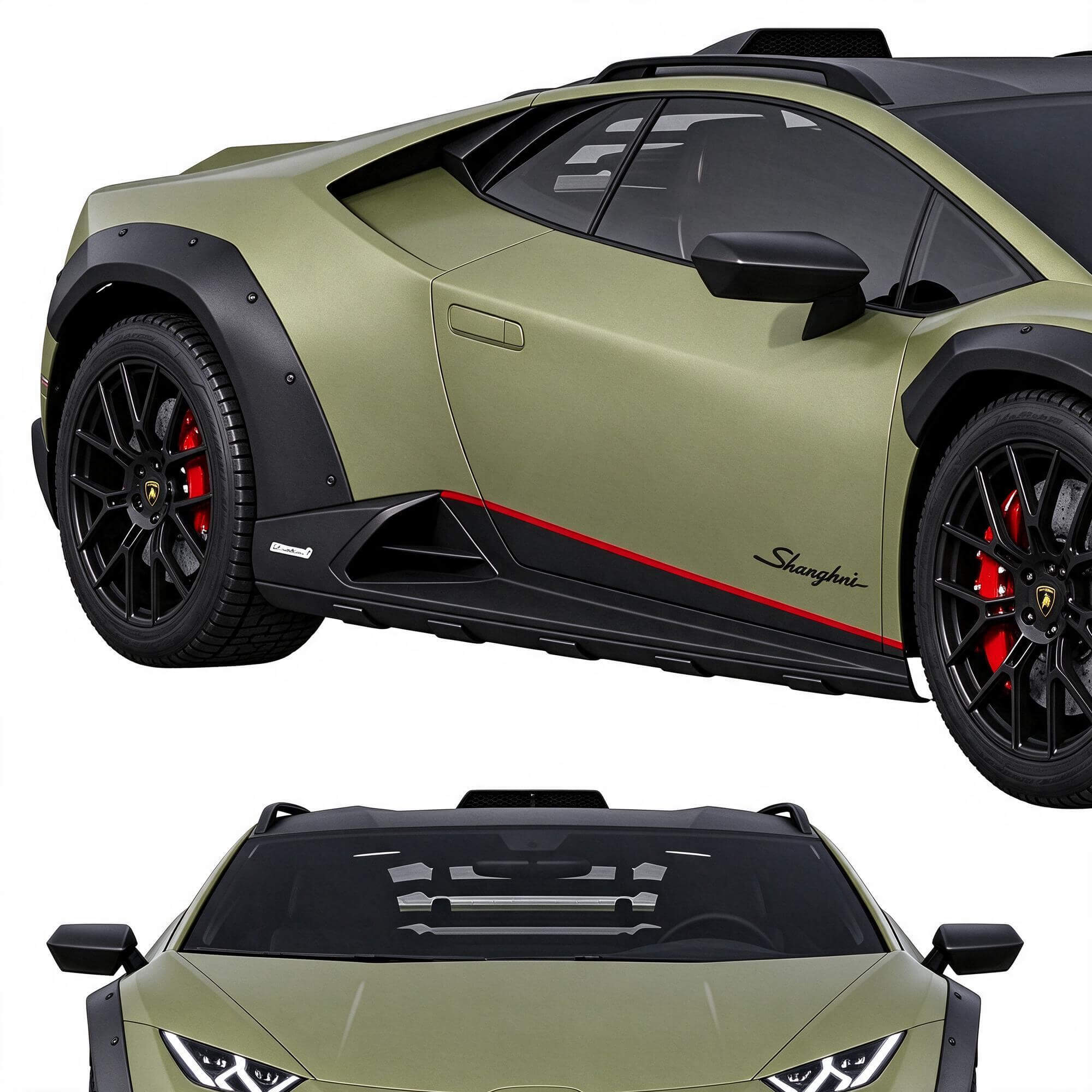 Lamborghini Hurac&aacuten Sterrato Sportcar 3D Model 3D Model