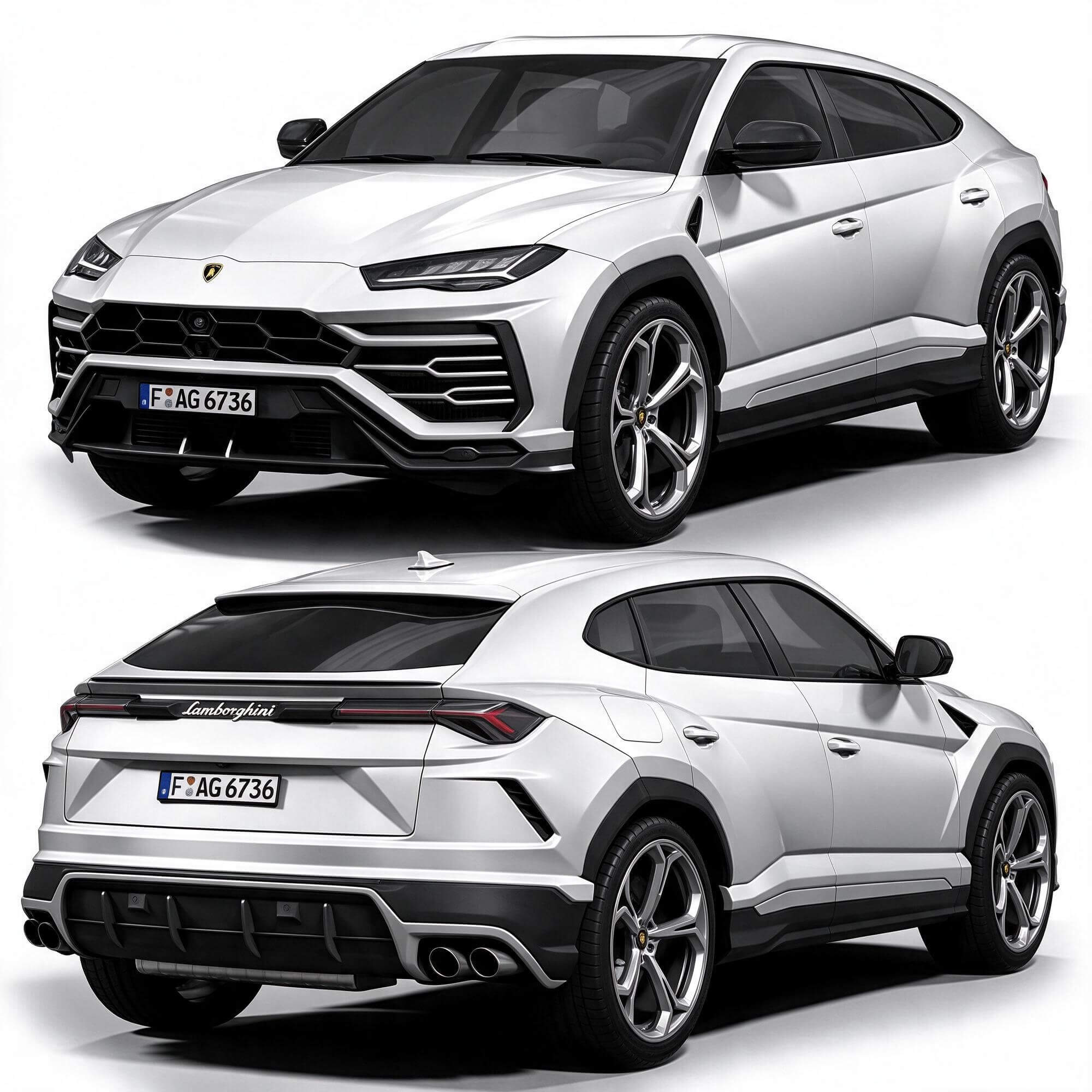 Lamborghini Urus SUV 3D Model 3D Model