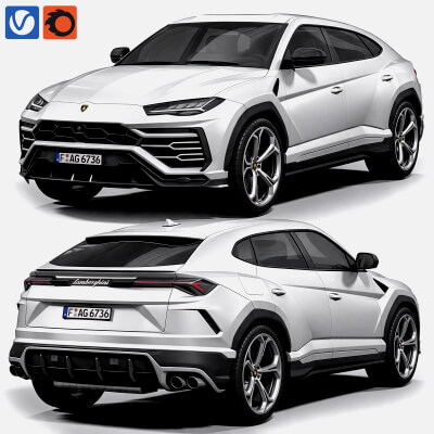 Lamborghini Urus SUV 3D Model