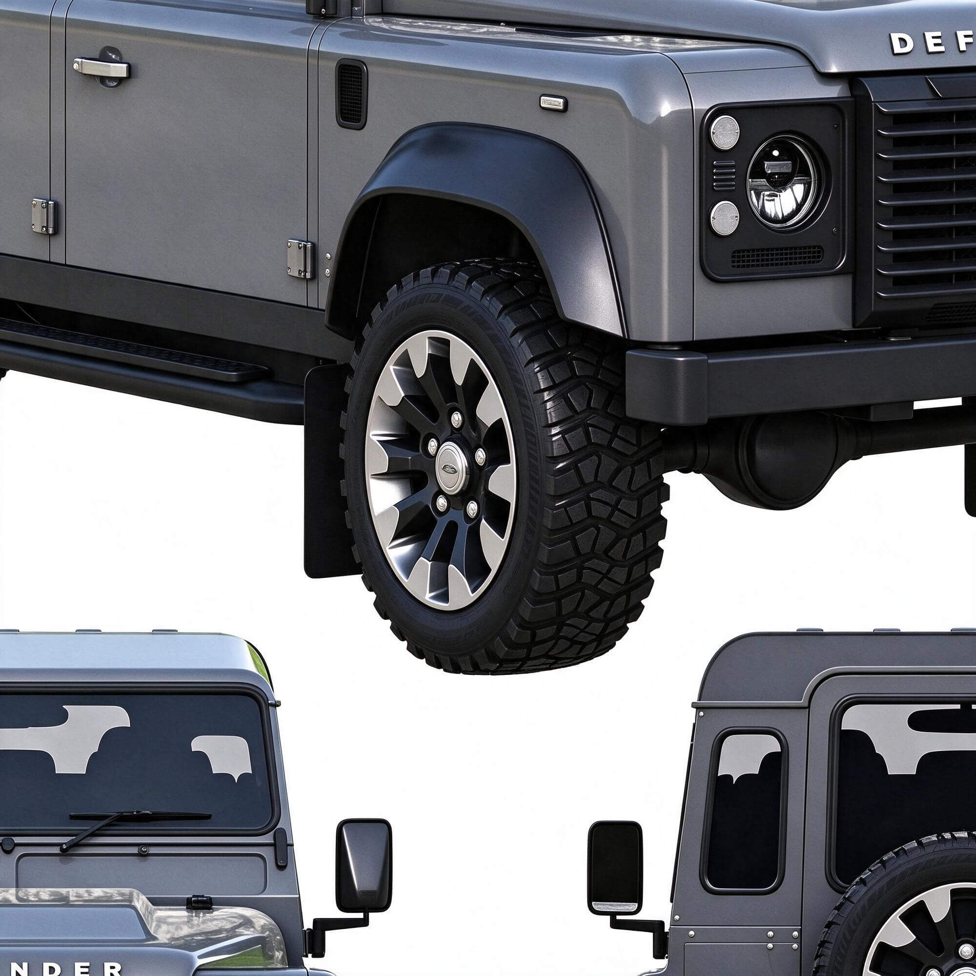 Land Rover Defender 110 3D Model 3D Model