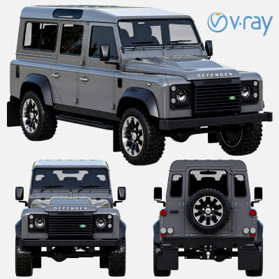 Land Rover Defender 110 3D Model
