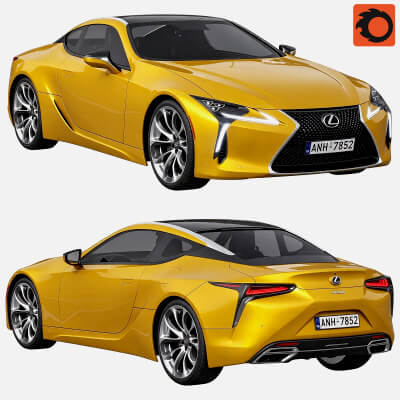 Lexus LC500 Luxury Sport Coupe 3D model