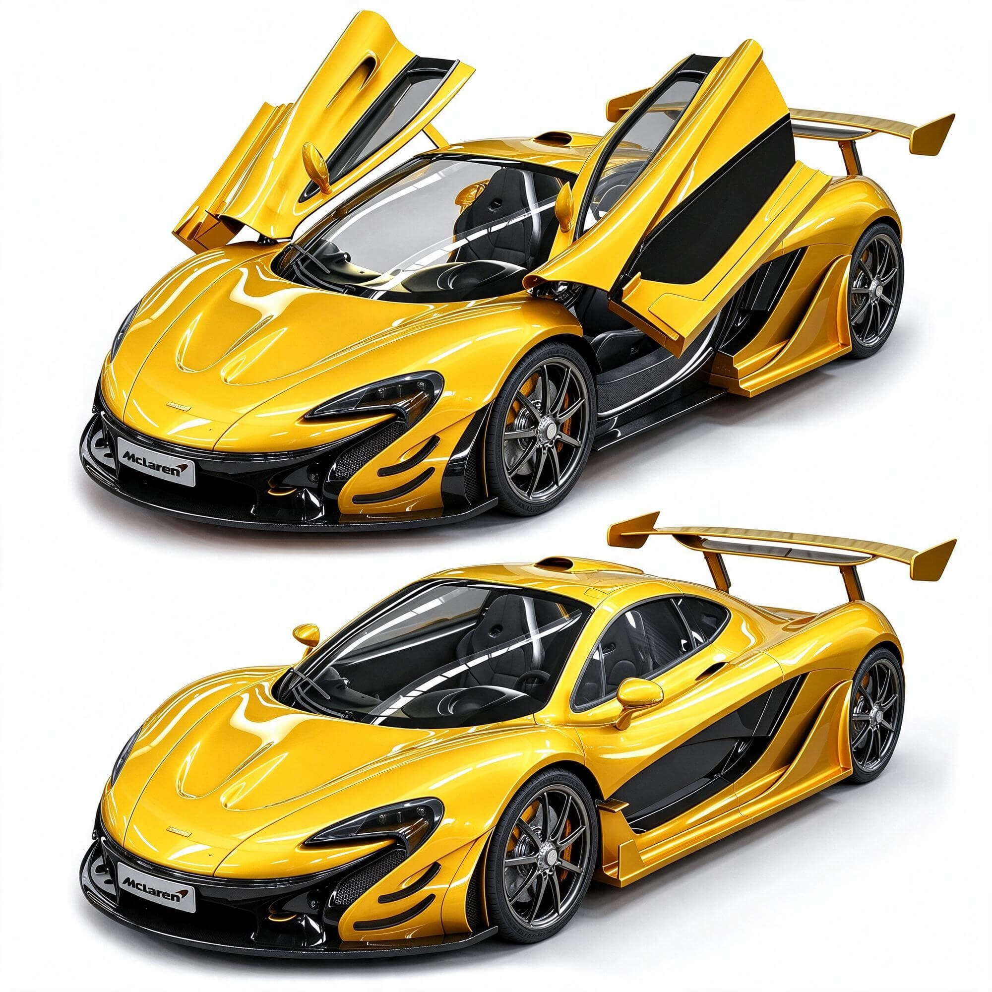 McLaren P1 Supercar 3D Model 3D Model