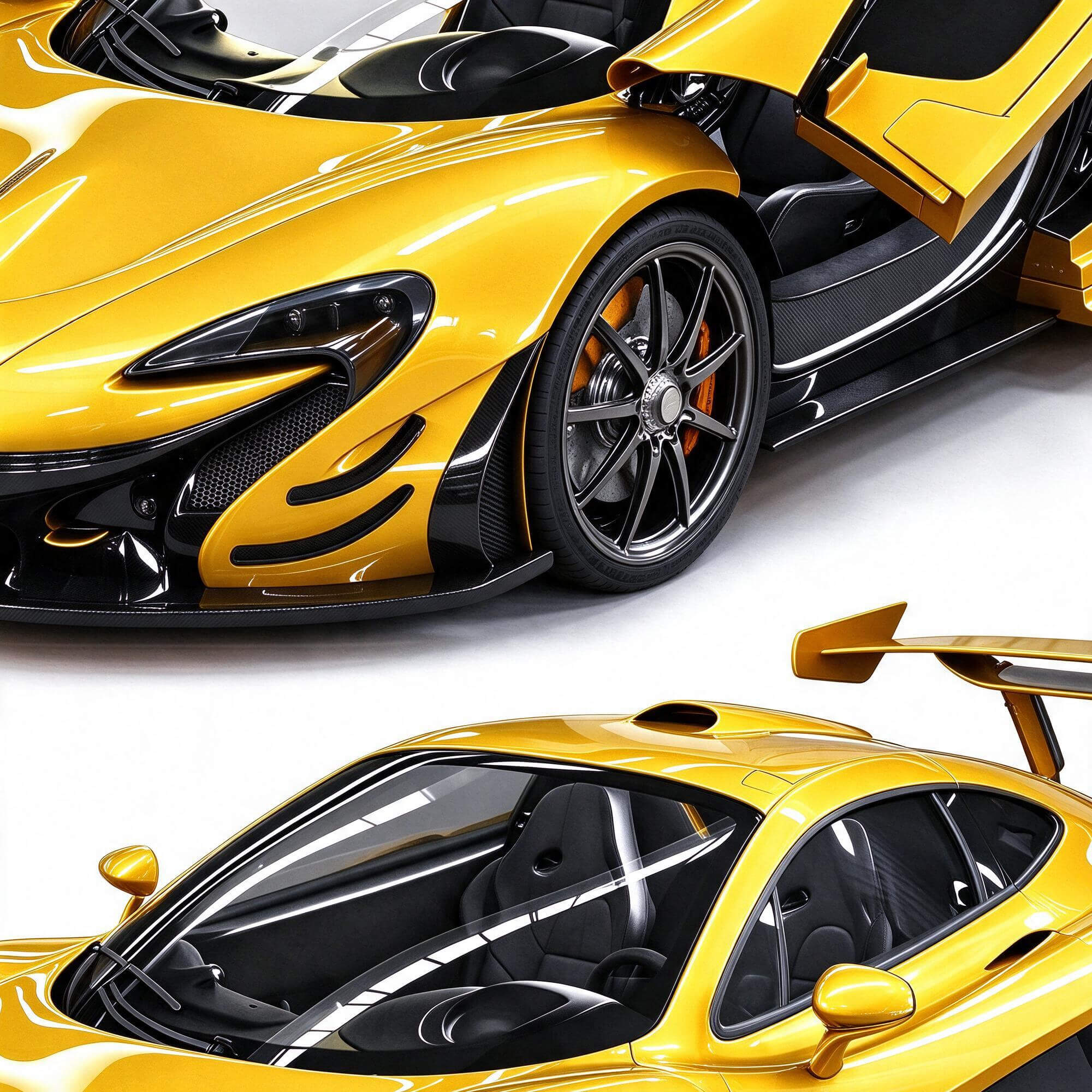 McLaren P1 Supercar 3D Model 3D Model