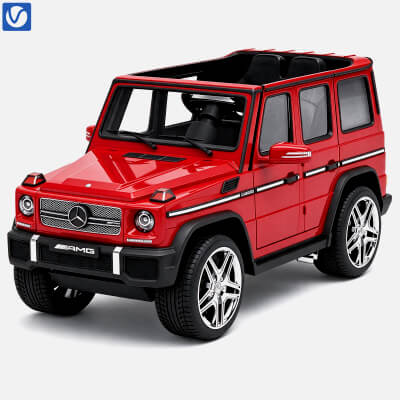 Mercedes AMG G-Class Kids Ride On Car 3D Model 3D Model