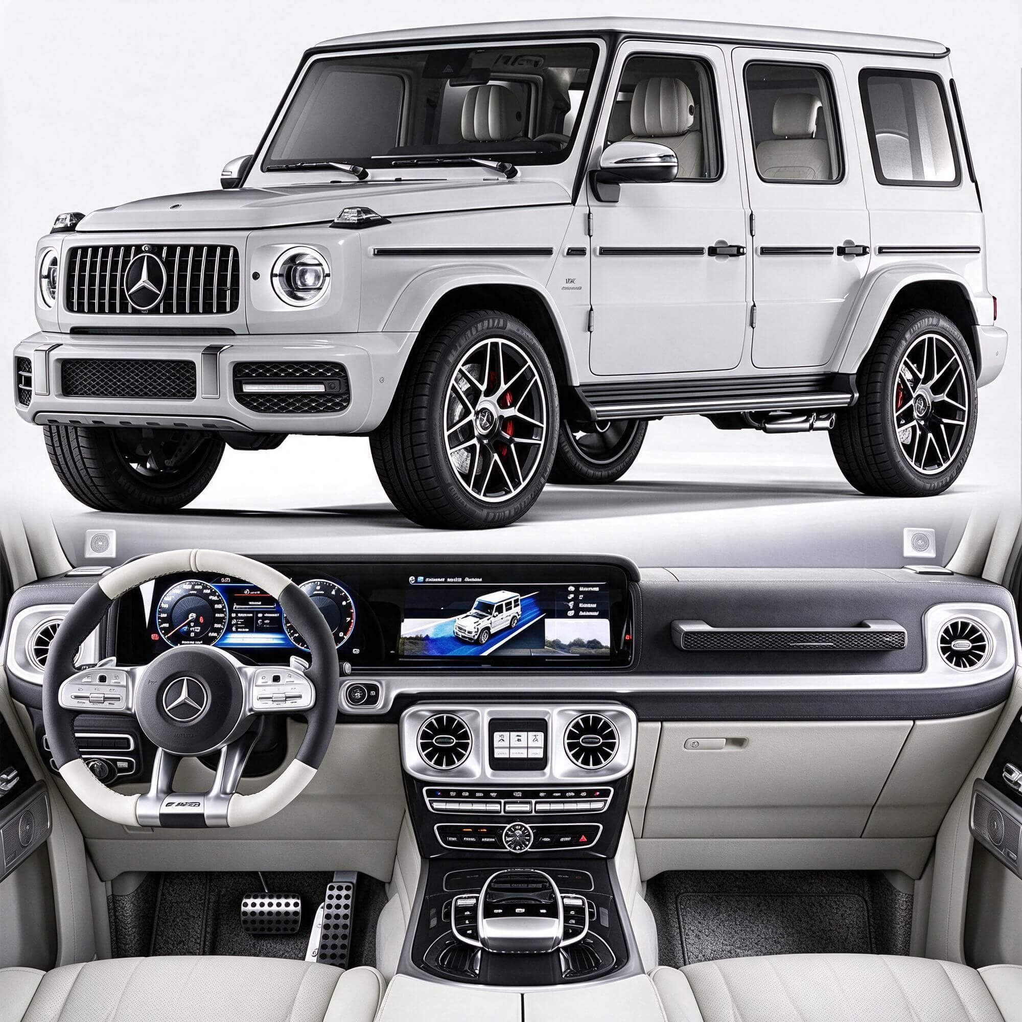 Mercedes AMG G-Class Offroad SUV 3D Model 3D Model