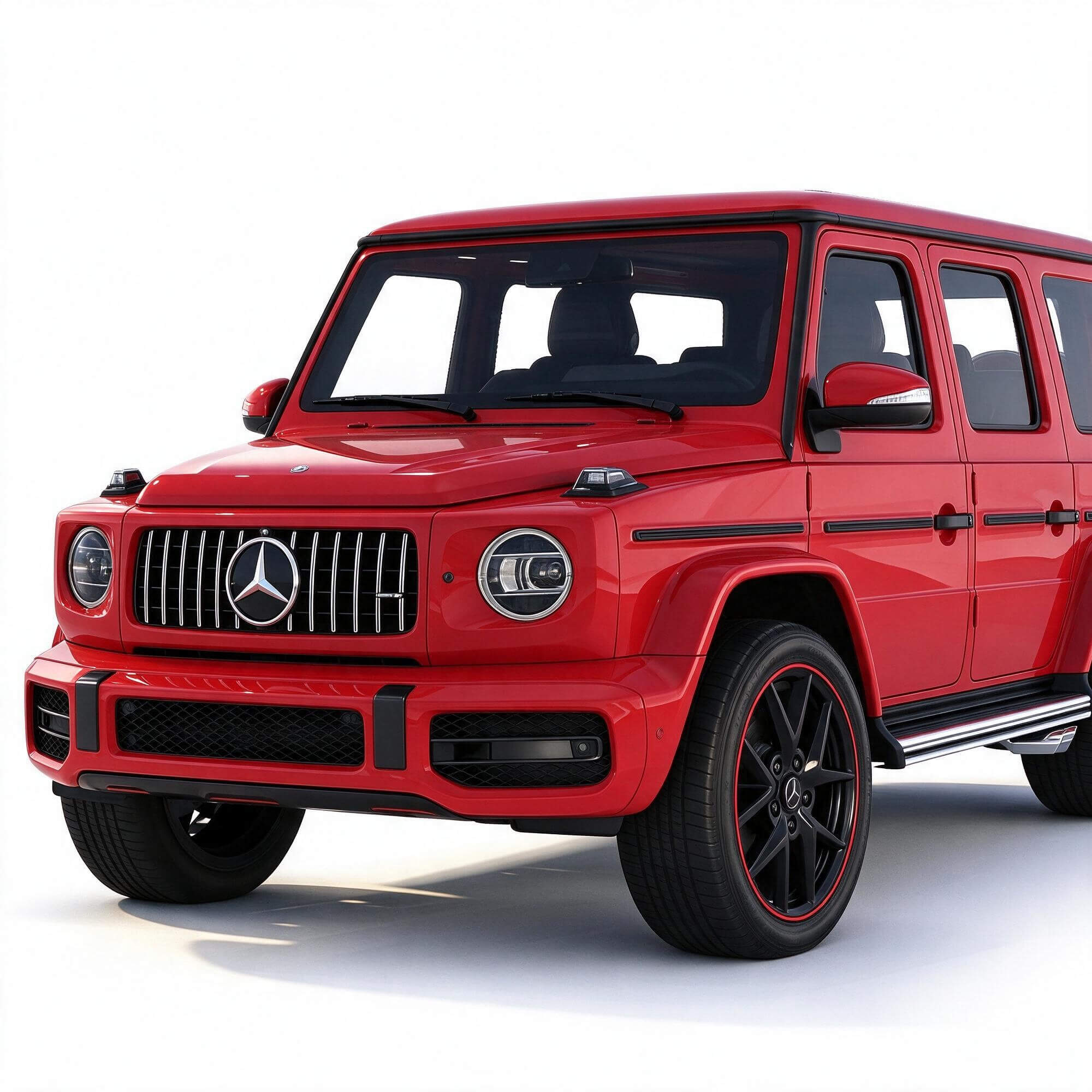 Mercedes AMG G-Class Red Offroad SUV 3D Model 3D Model