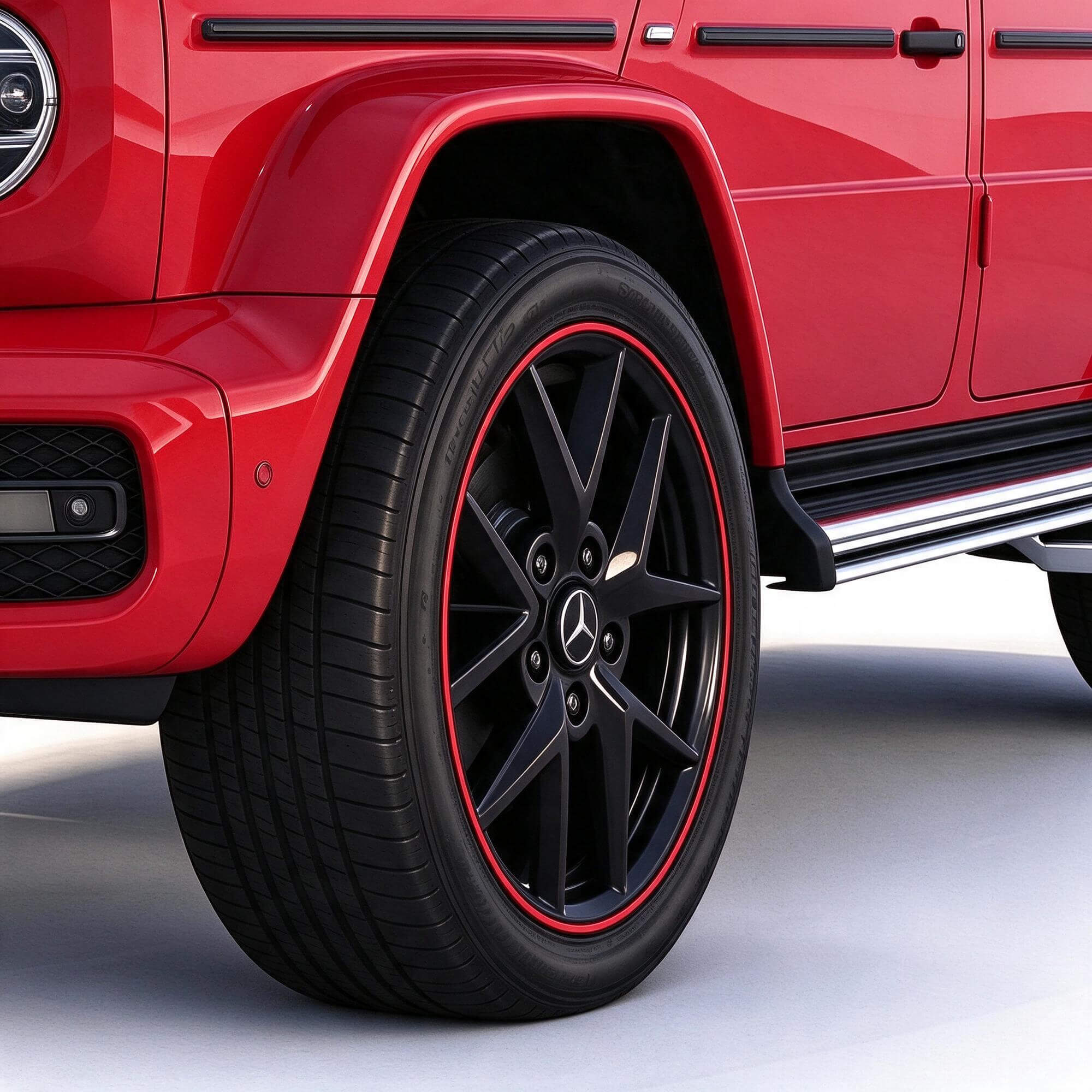 Mercedes AMG G-Class Red Offroad SUV 3D Model 3D Model