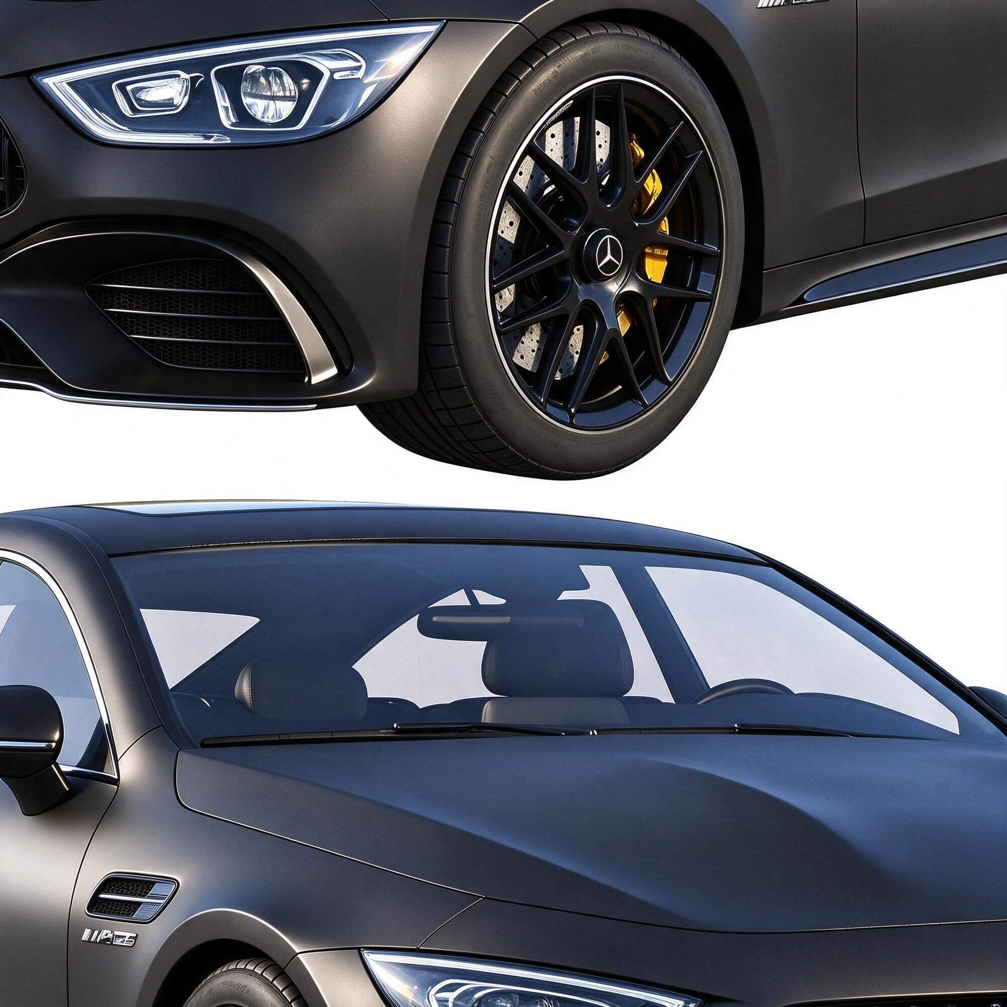 Mercedes AMG GT 4 Door Coupe 3D Model 3D Model