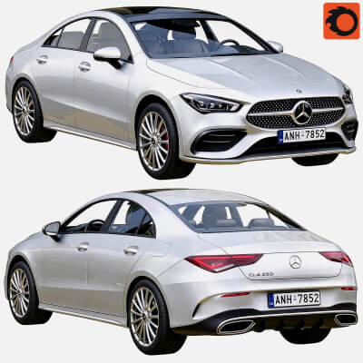 Mercedes-Benz CLA 250 Sport Sedan 3D Model 3D Model