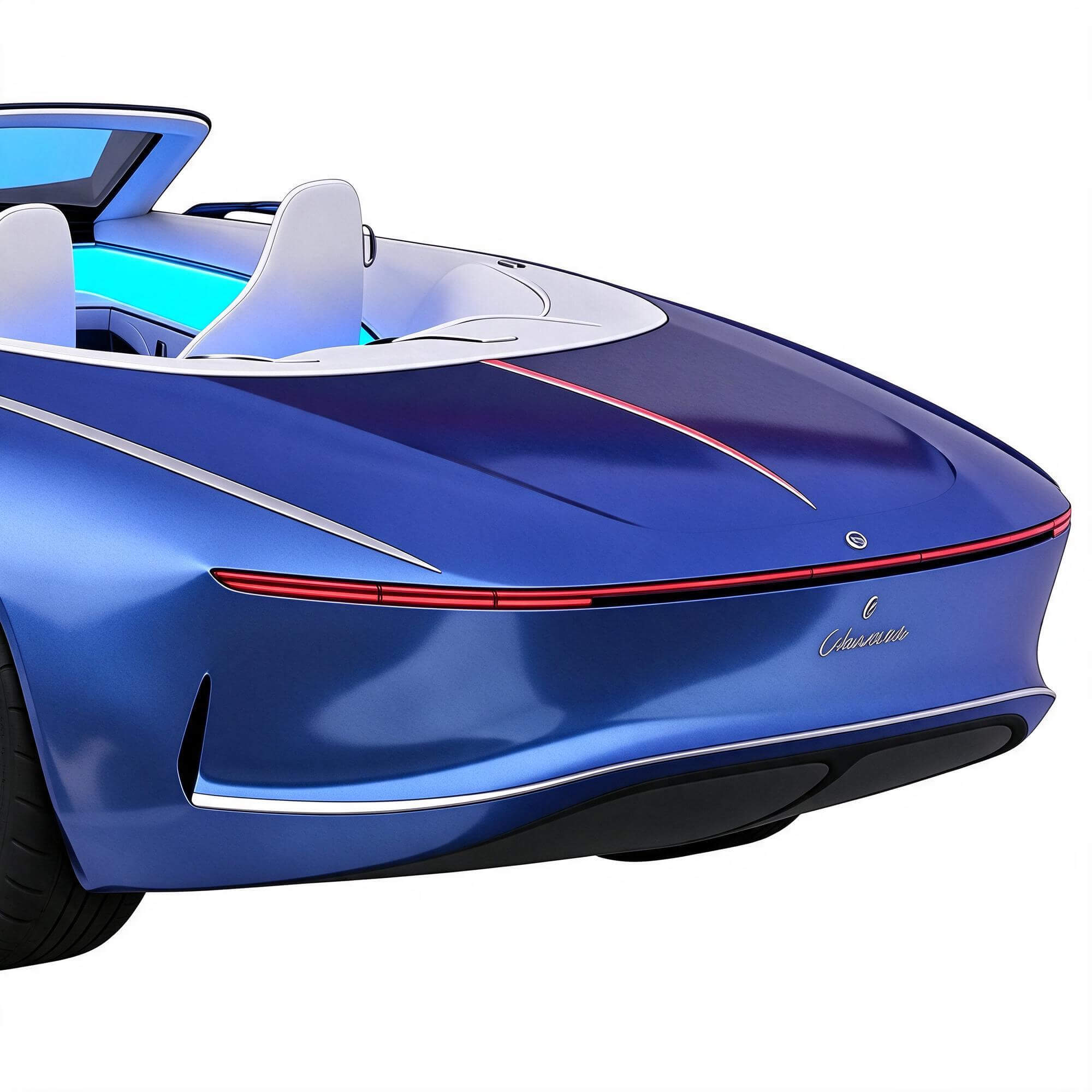 Mercedes Maybach Vision 6 Concept Cabriolet 3d Model 3D Model