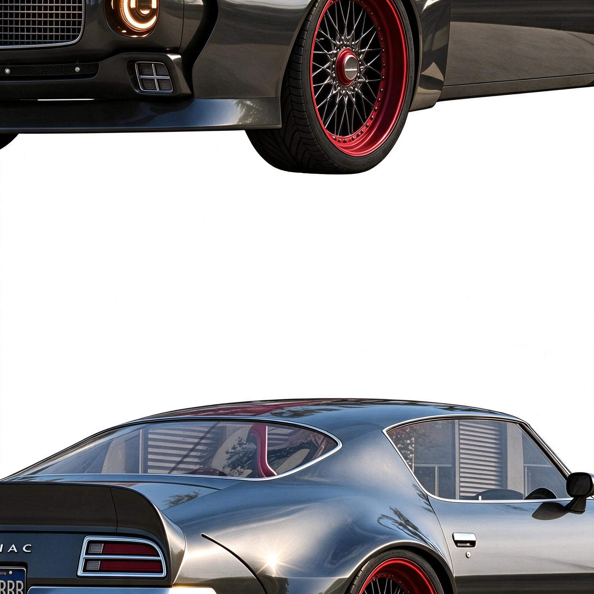 Pontiac Firebird Classic Muscle Car 3d Model 3D Model