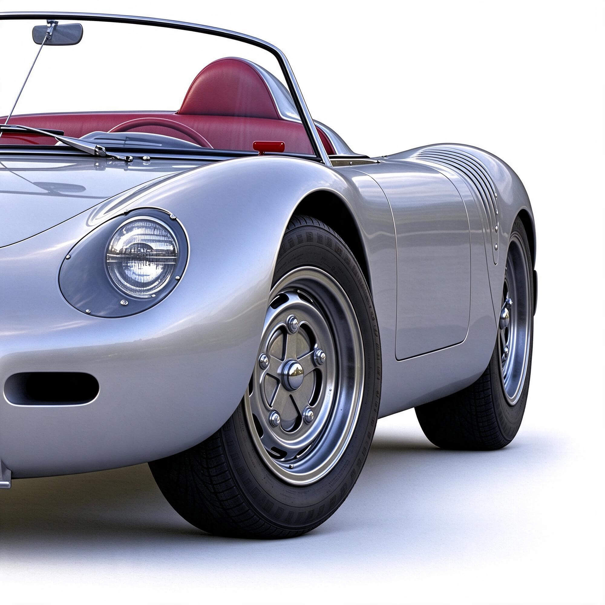 Porsche 550 Spyder Classic Roadster 3D Model 3D Model