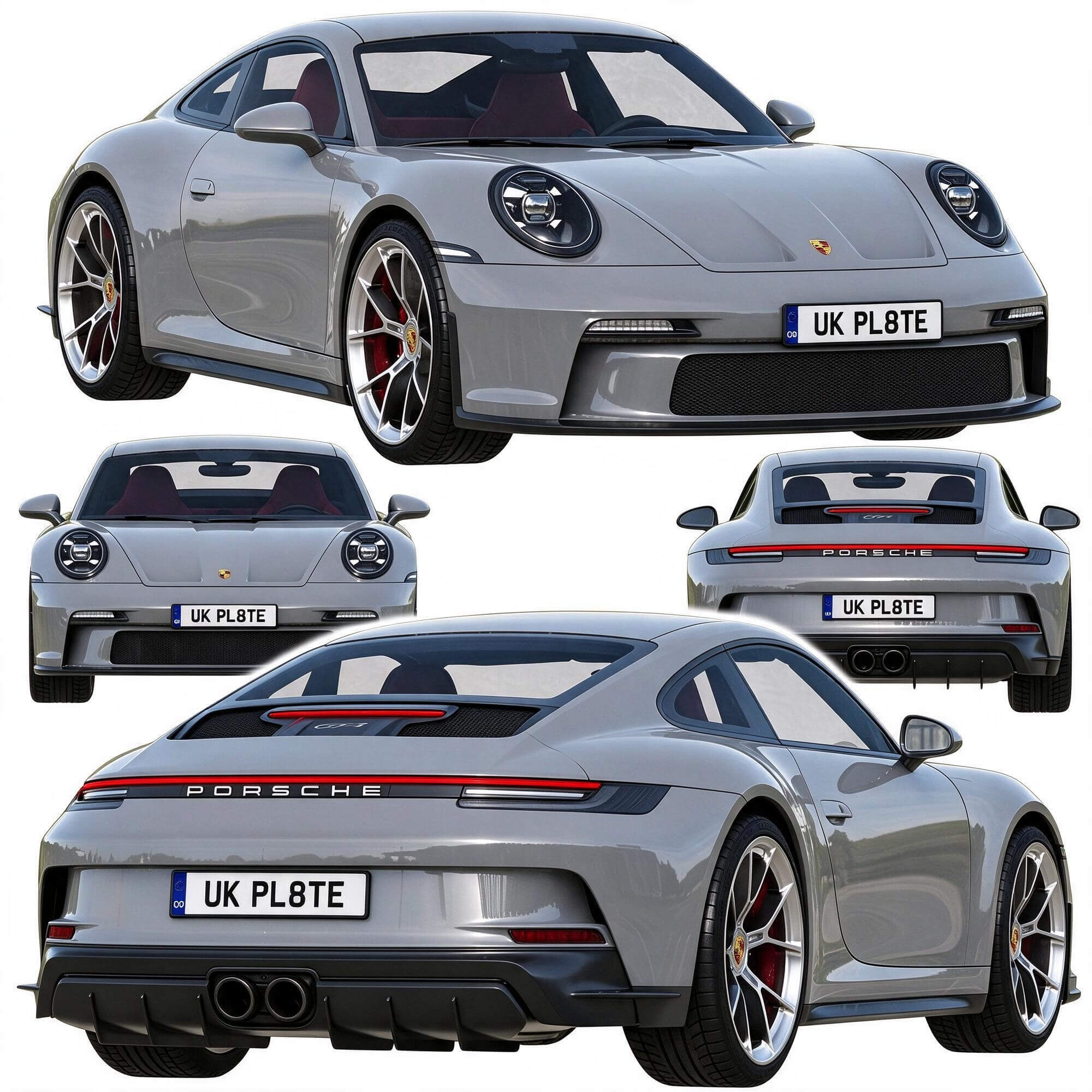 Porsche 911 GT3 Coupe 3d Model 3D Model