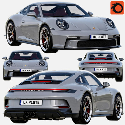 Porsche 911 GT3 Coupe 3d Model