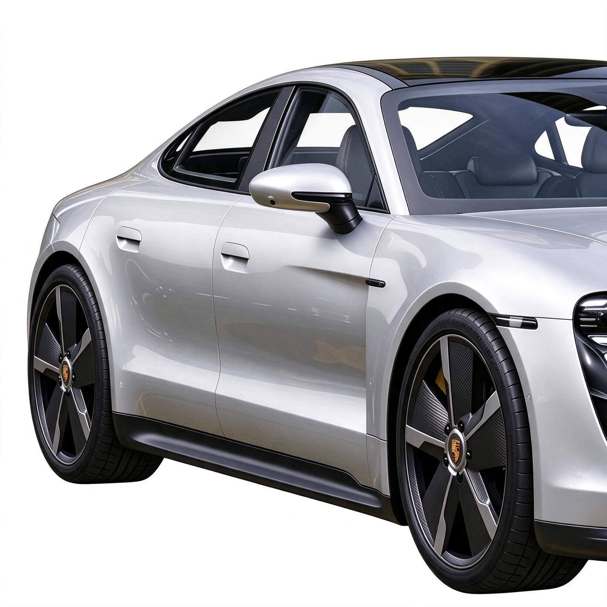 Porsche Taycan Turbo S Electric Sport Sedan 3D model 3D Model