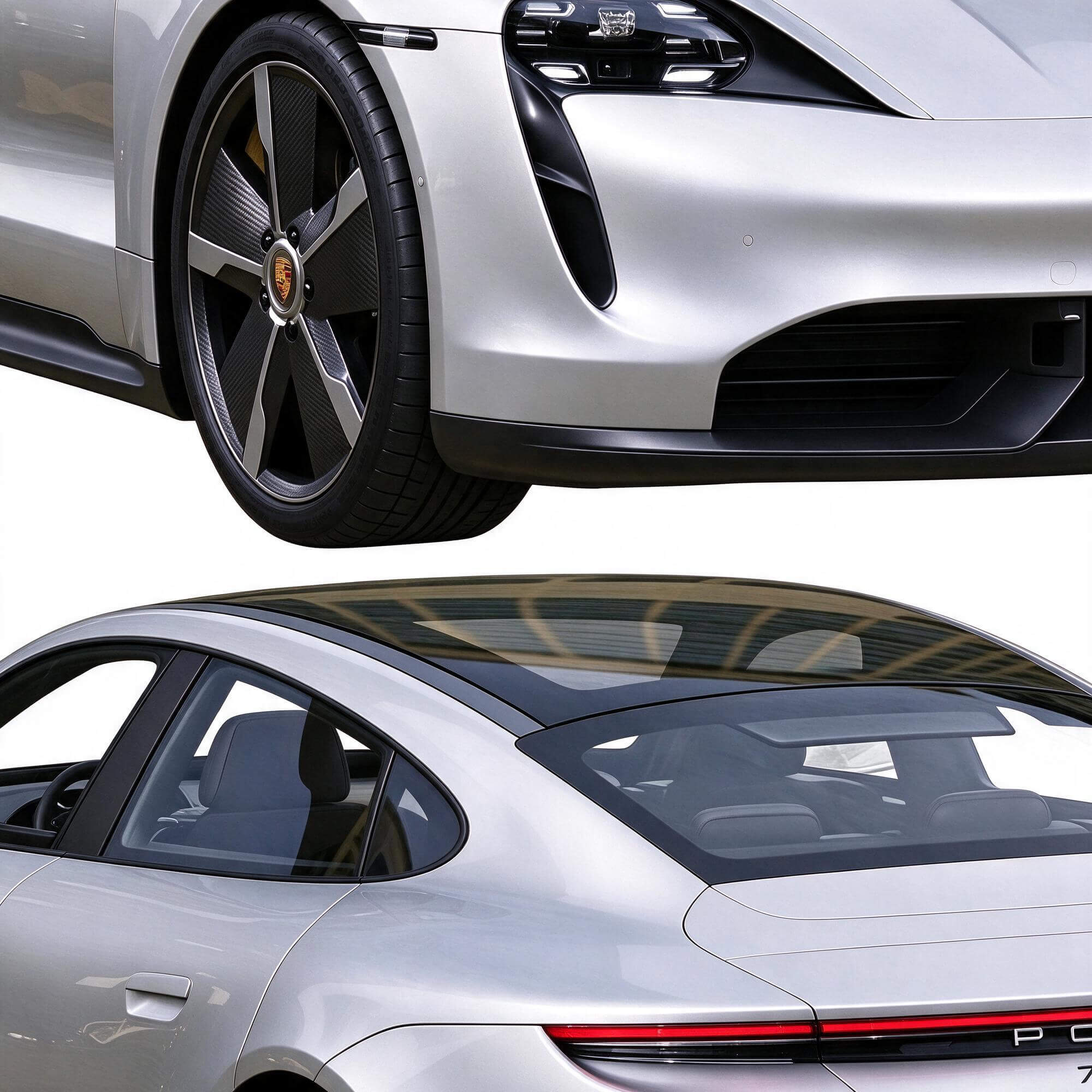 Porsche Taycan Turbo S Electric Sport Sedan 3D model 3D Model
