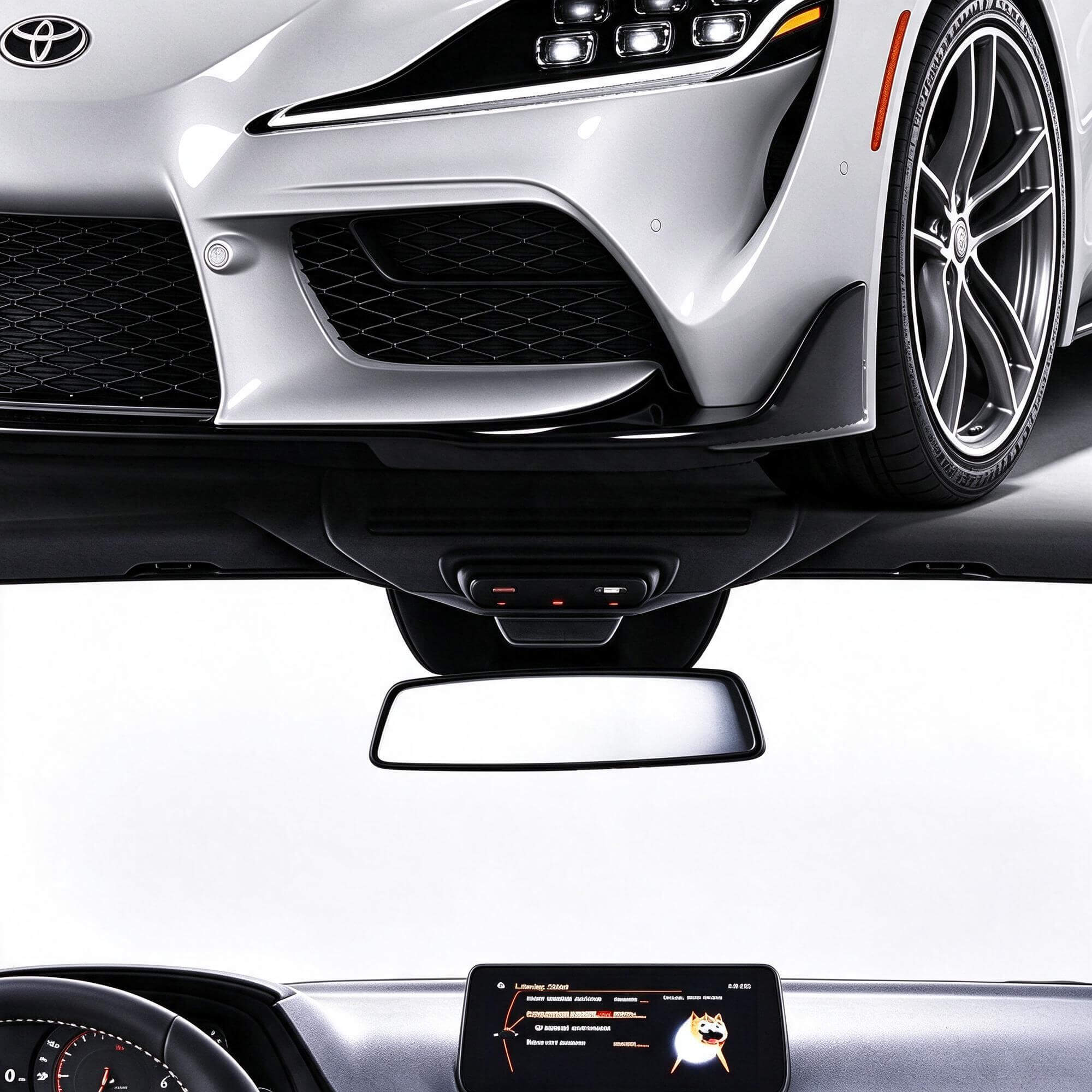 Toyota Supra Sports Car 3D Model 3D Model