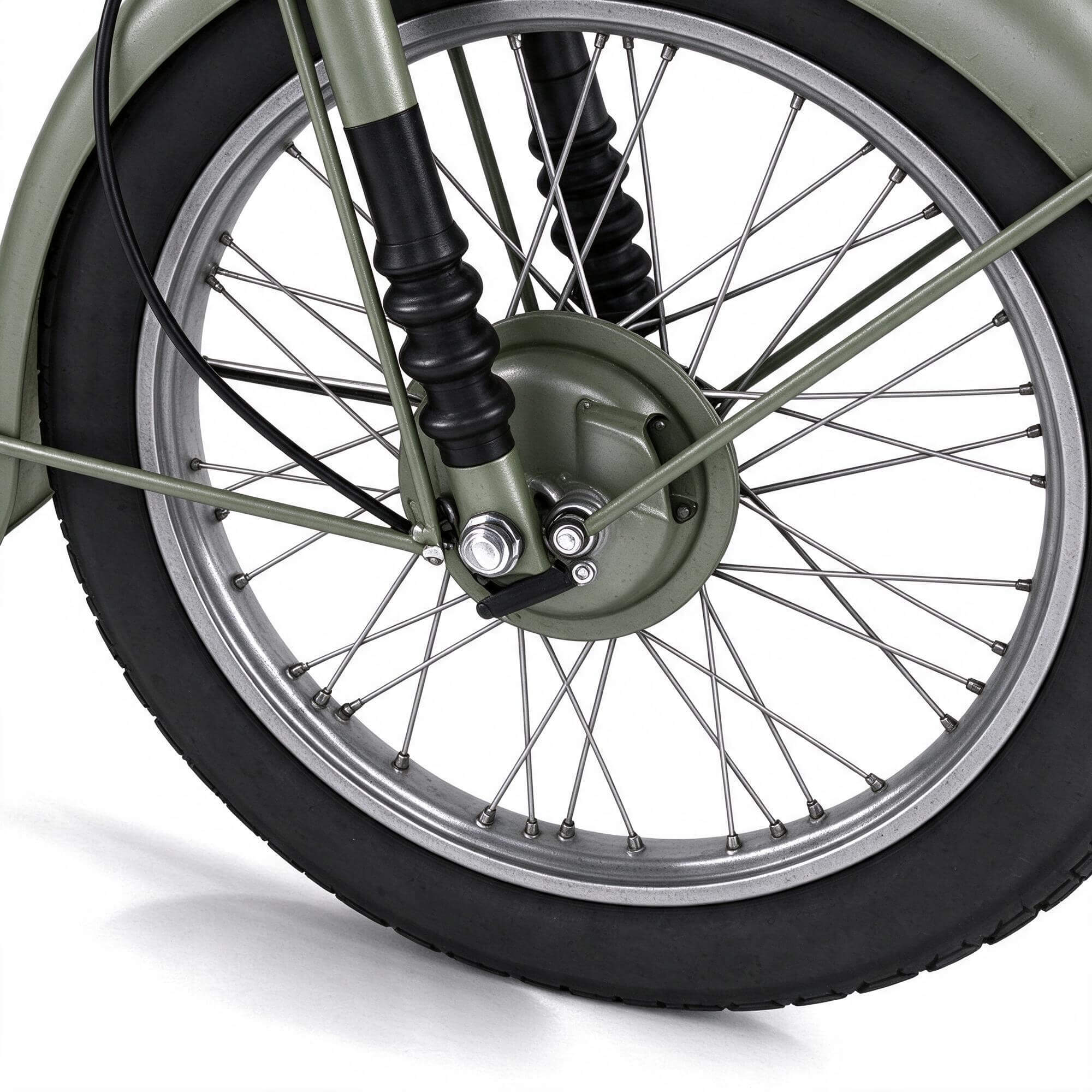 Vintage BSA 125 Classic Retro Motorcycle 3D Model 3D Model