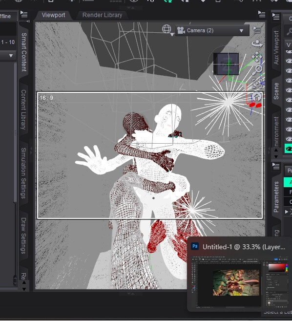 Help Me Please 3D Render, Digital Artwork by RLove