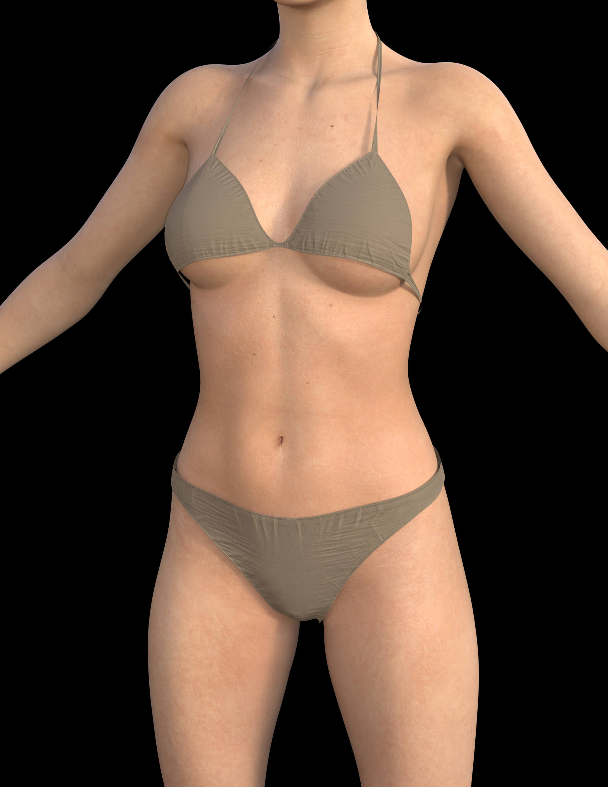 Beach Tank Outfit for Genesis 8 Female Daz Content