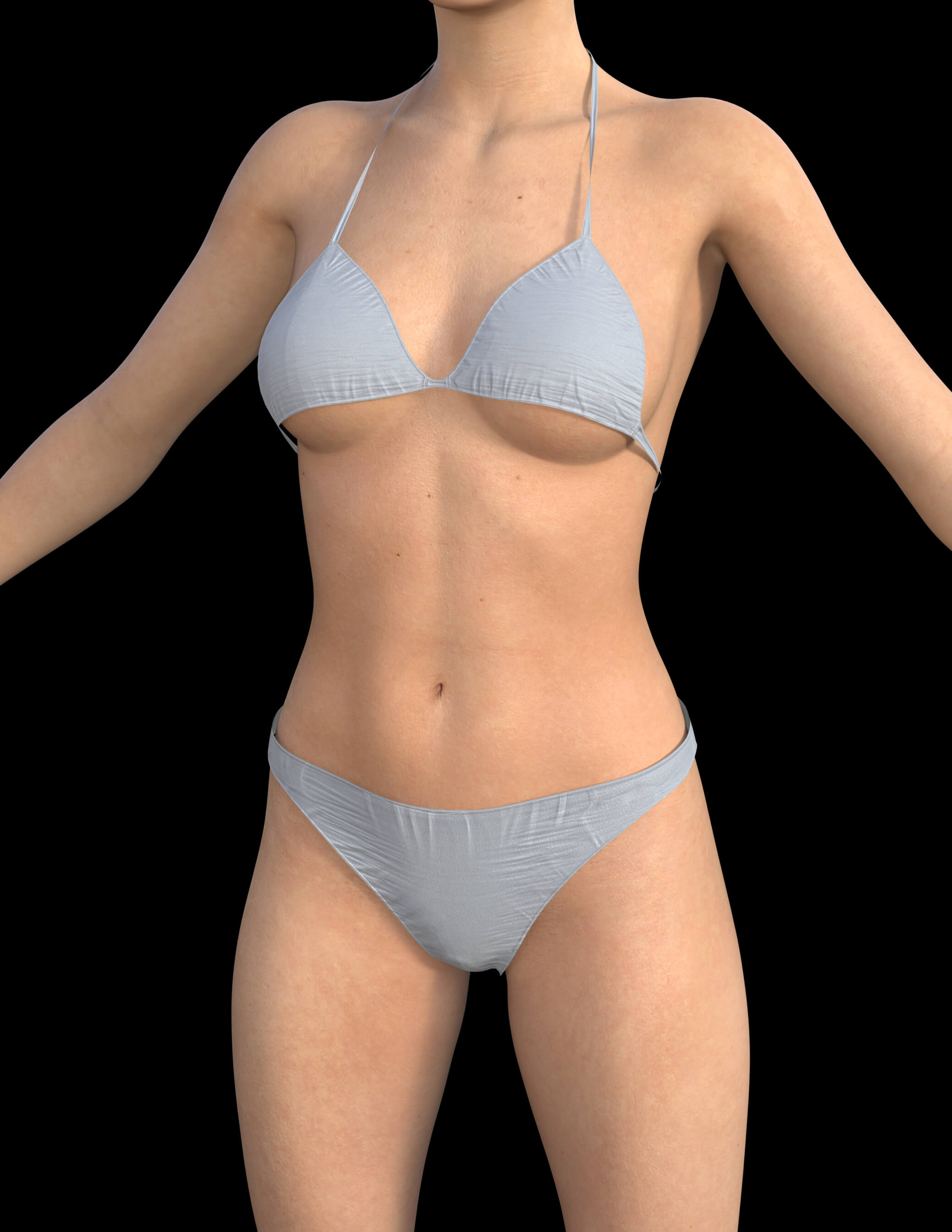 Beach Tank Outfit for Genesis 8 Female Daz Content