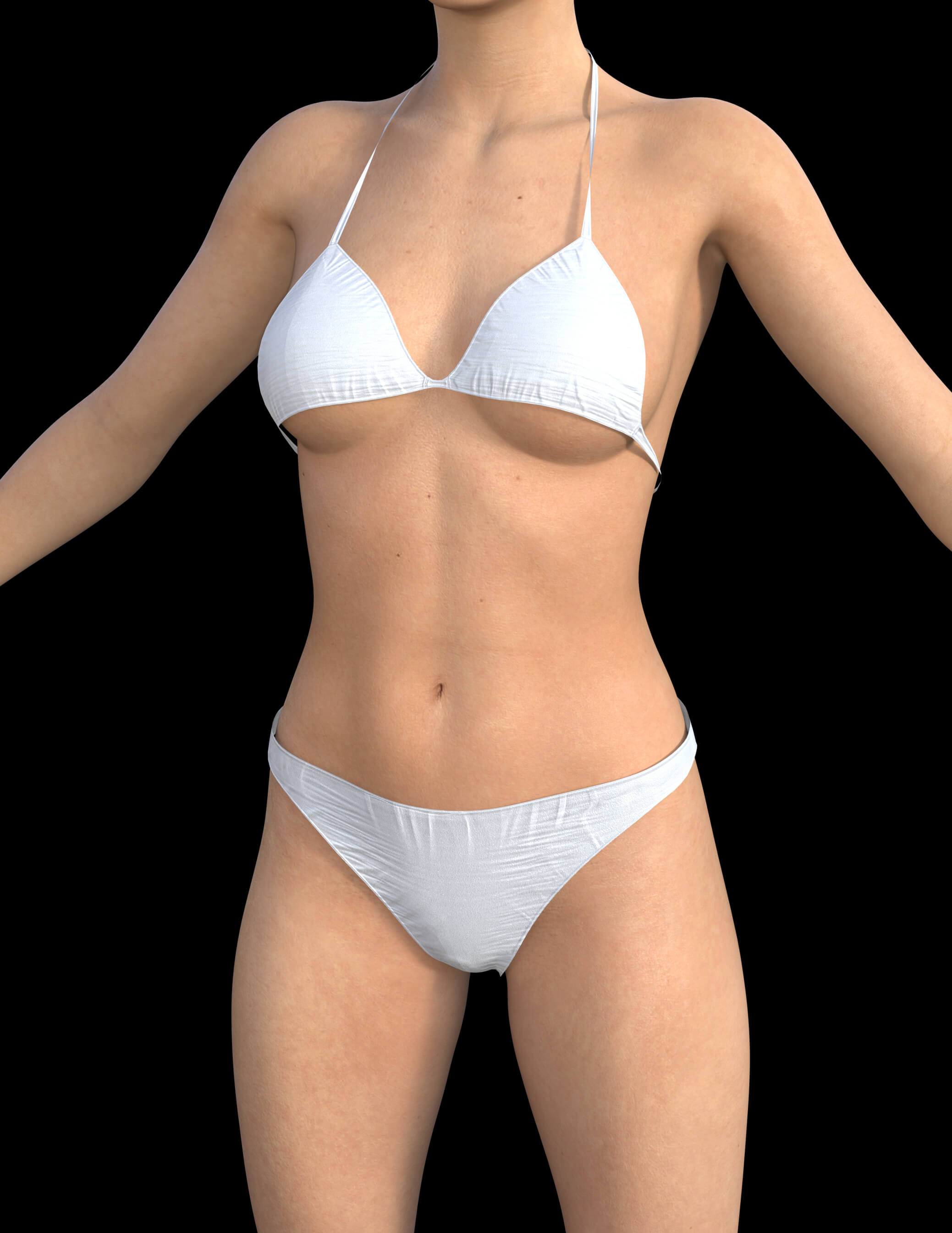 Beach Tank Outfit for Genesis 8 Female Daz Content
