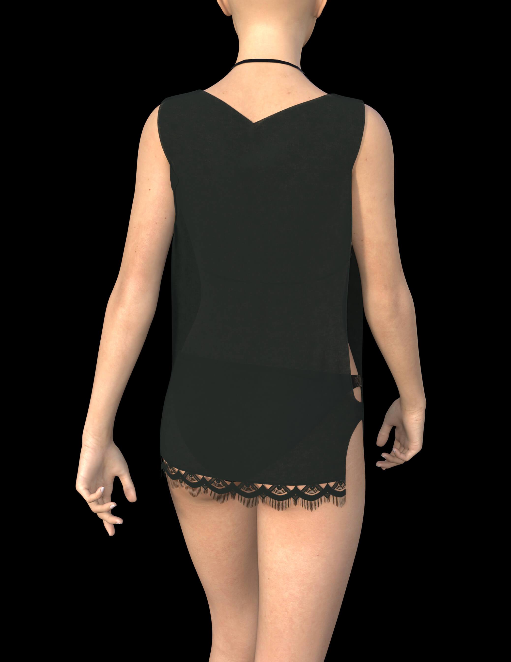 Beach Tank Outfit for Genesis 8 Female Daz Content