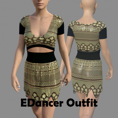 EDancer Outfit for Genesis 8 Female
