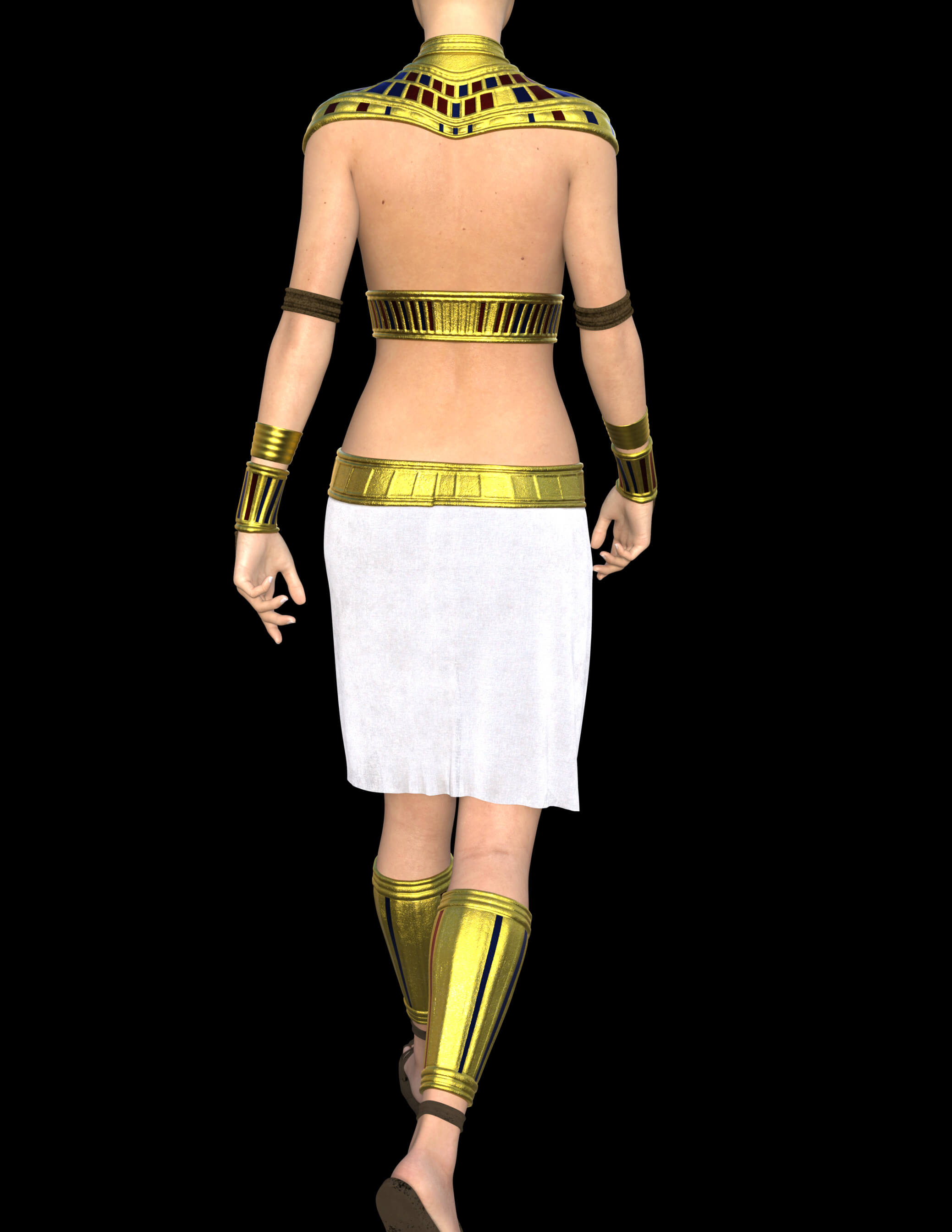 Egyptian Servant Outfit for Genesis 8 Female Daz Content