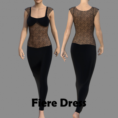 Fiere Dress for Genesis 8 Female