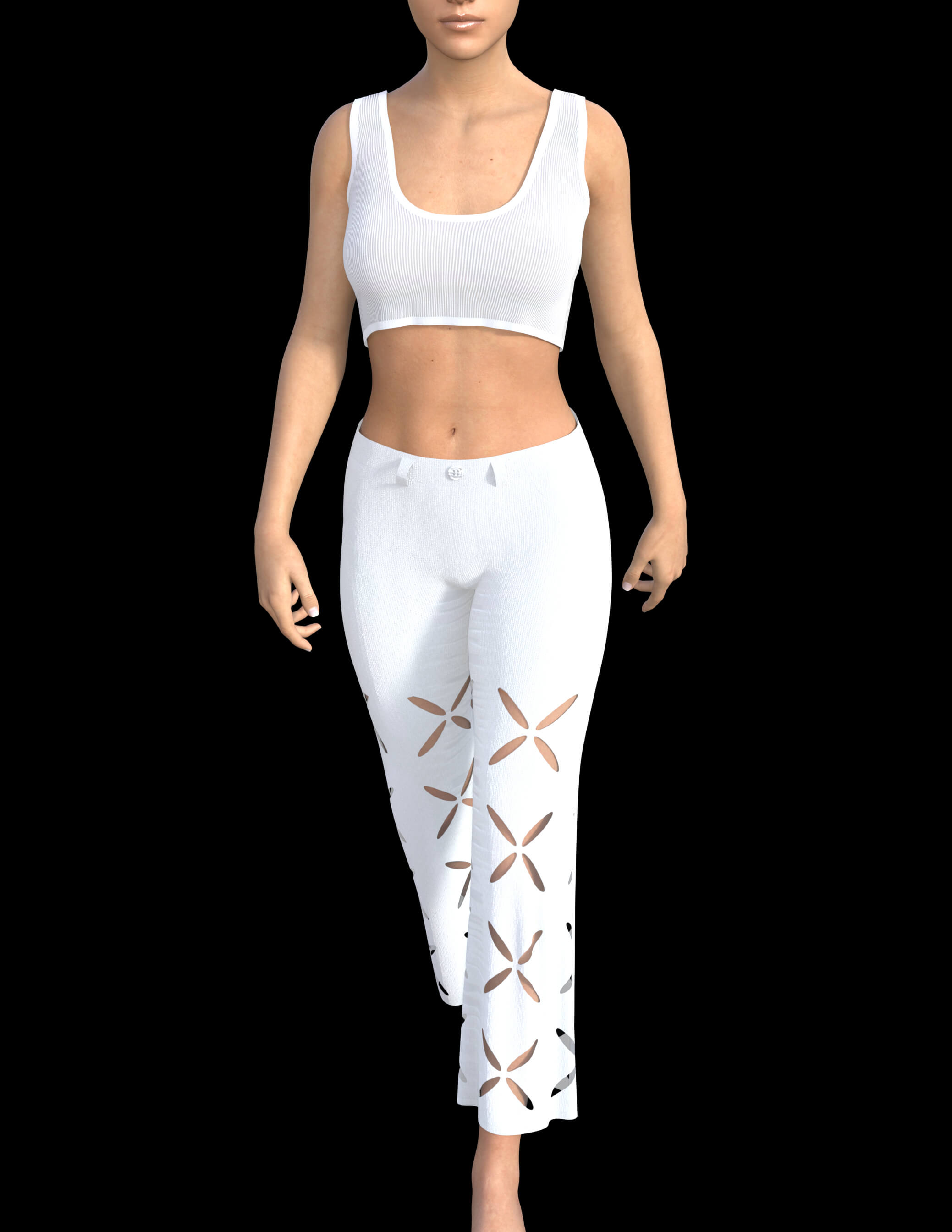 Flower Cut Outfit for Genesis 8 Female Daz Content