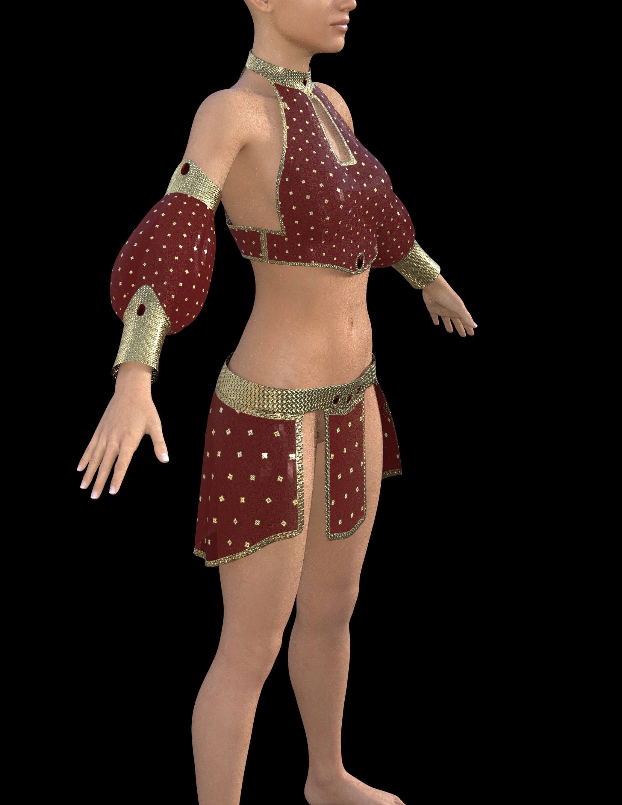 Free Persian Dancer Outfit for Genesis 8 Female Daz Content