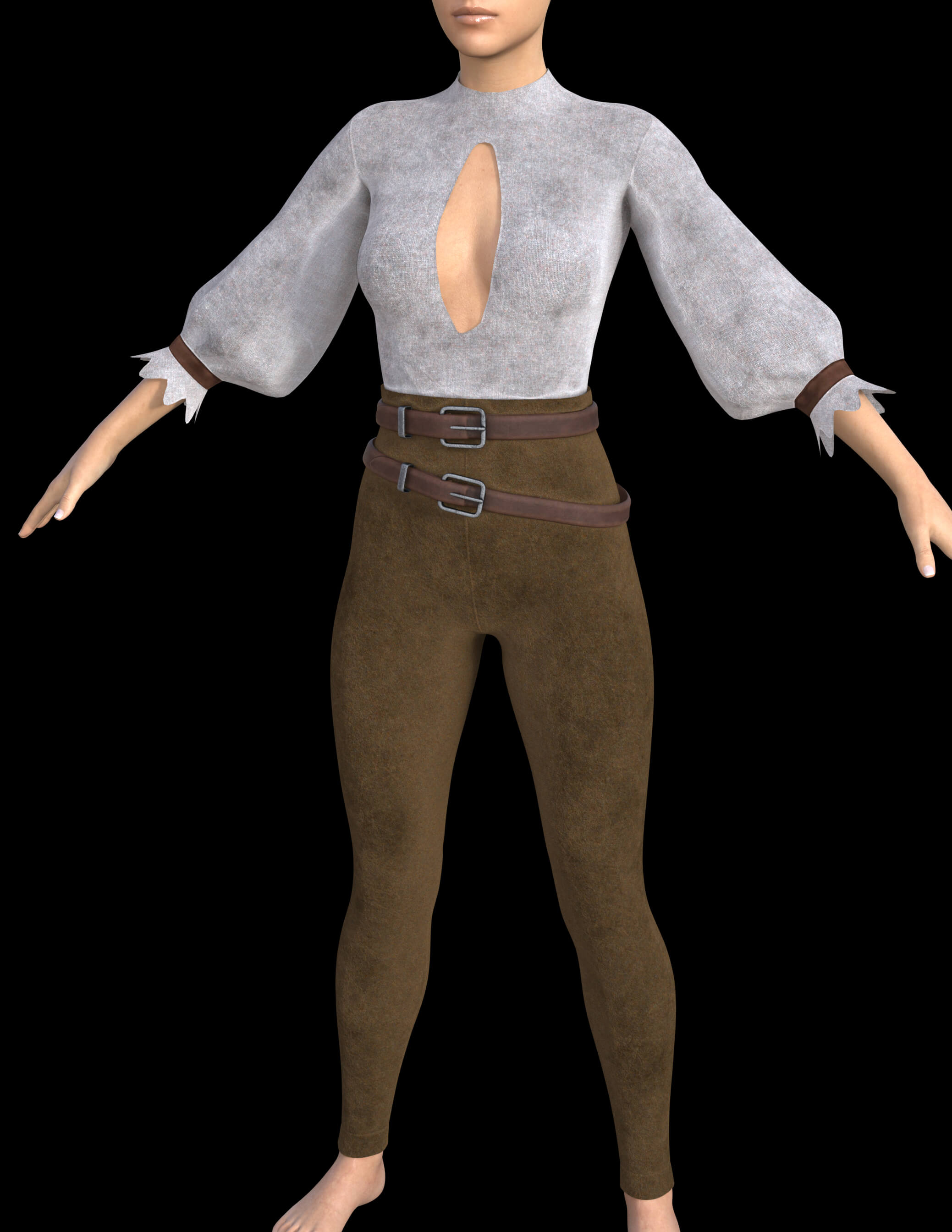 Medieval Casual Wear for Genesis 8 Female Daz Content