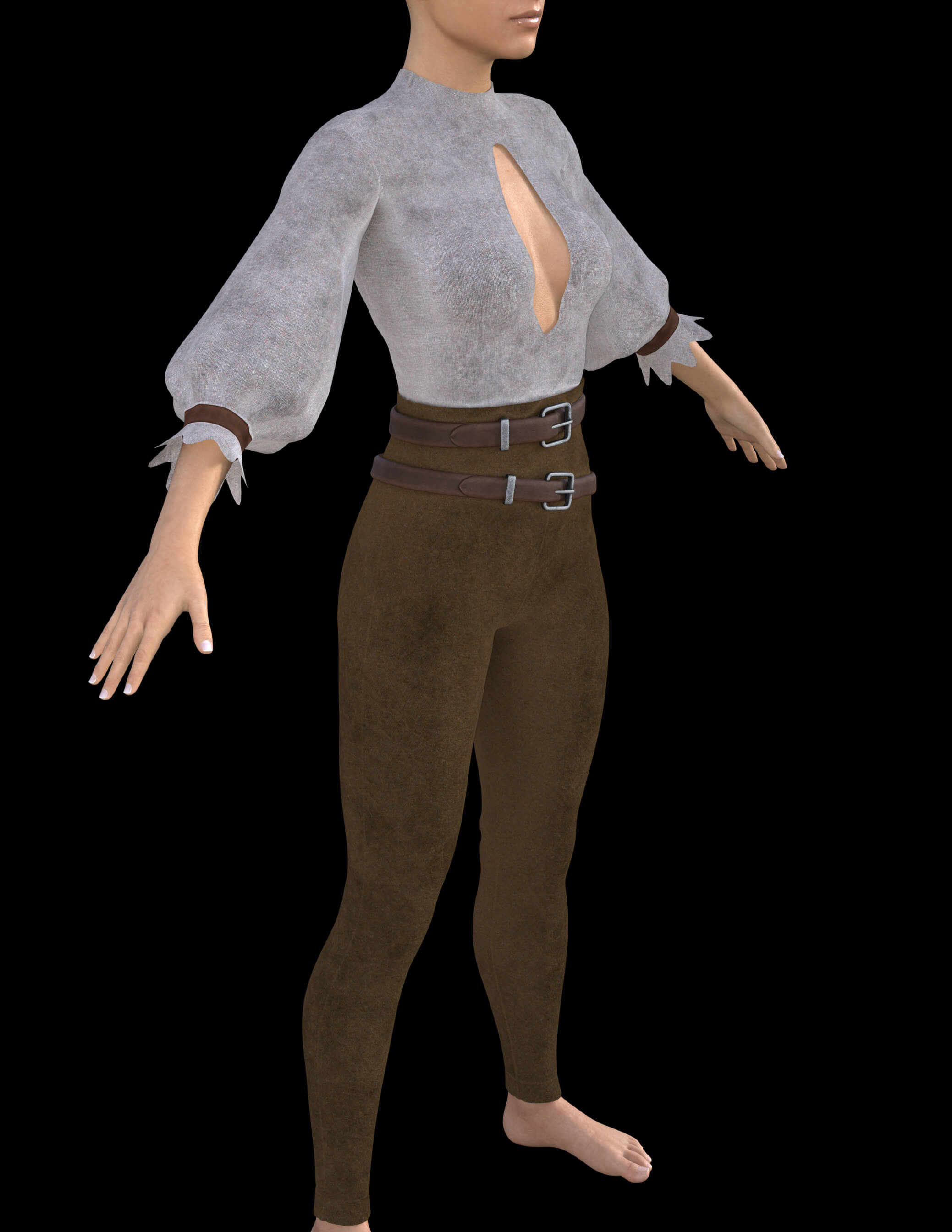 Medieval Casual Wear for Genesis 8 Female Daz Content