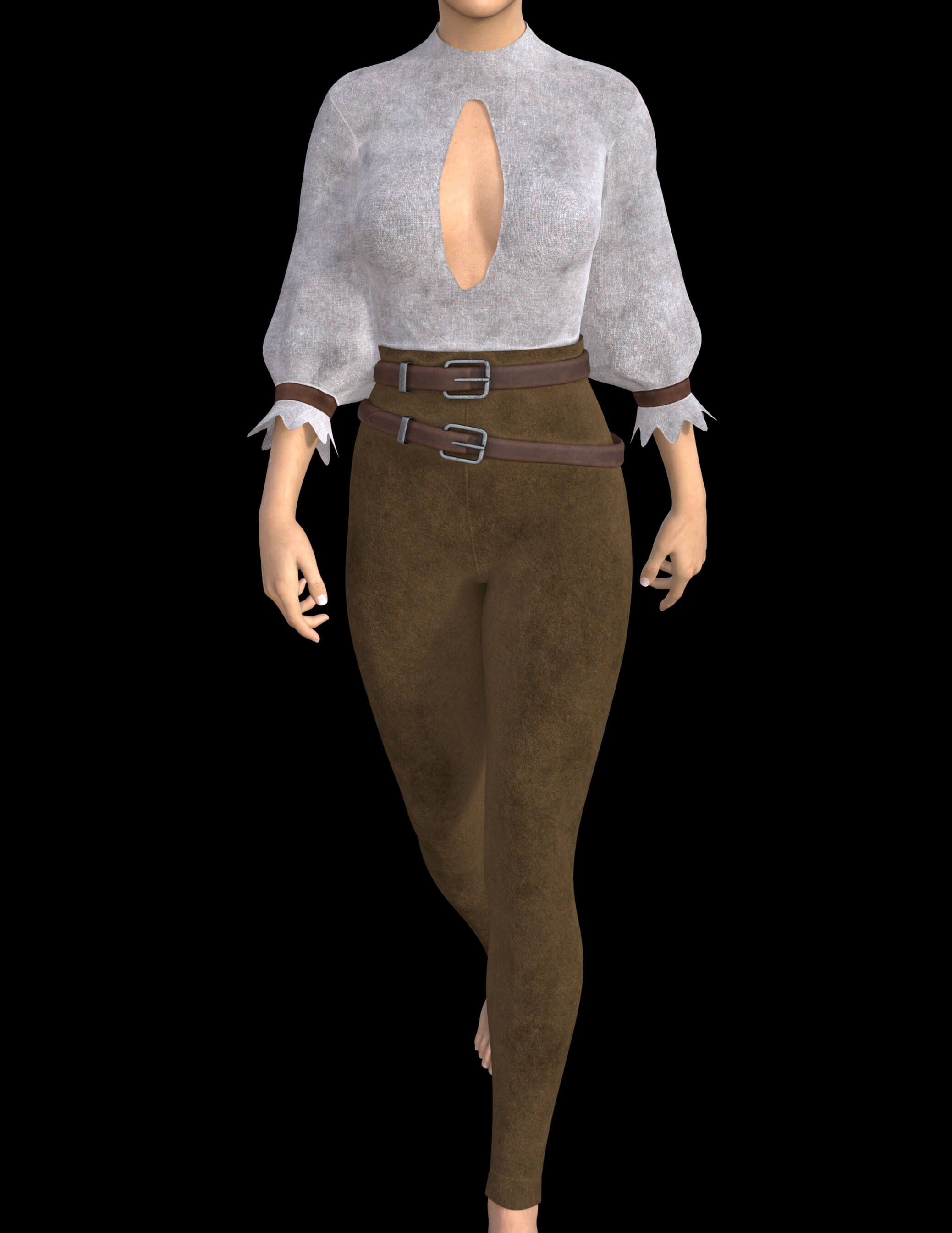 Medieval Casual Wear for Genesis 8 Female Daz Content