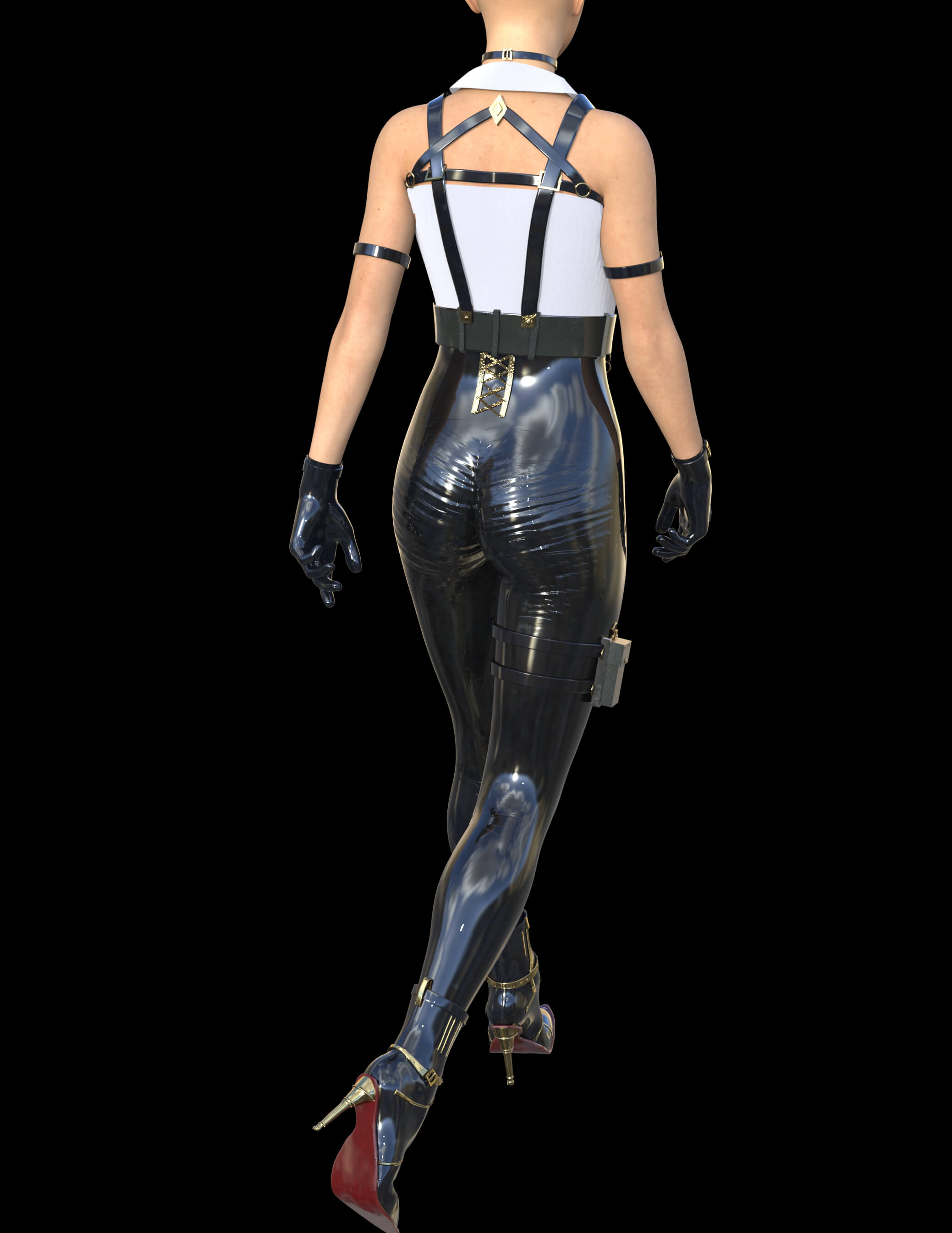 Officer C Outfit for Genesis 8 Female Daz Content