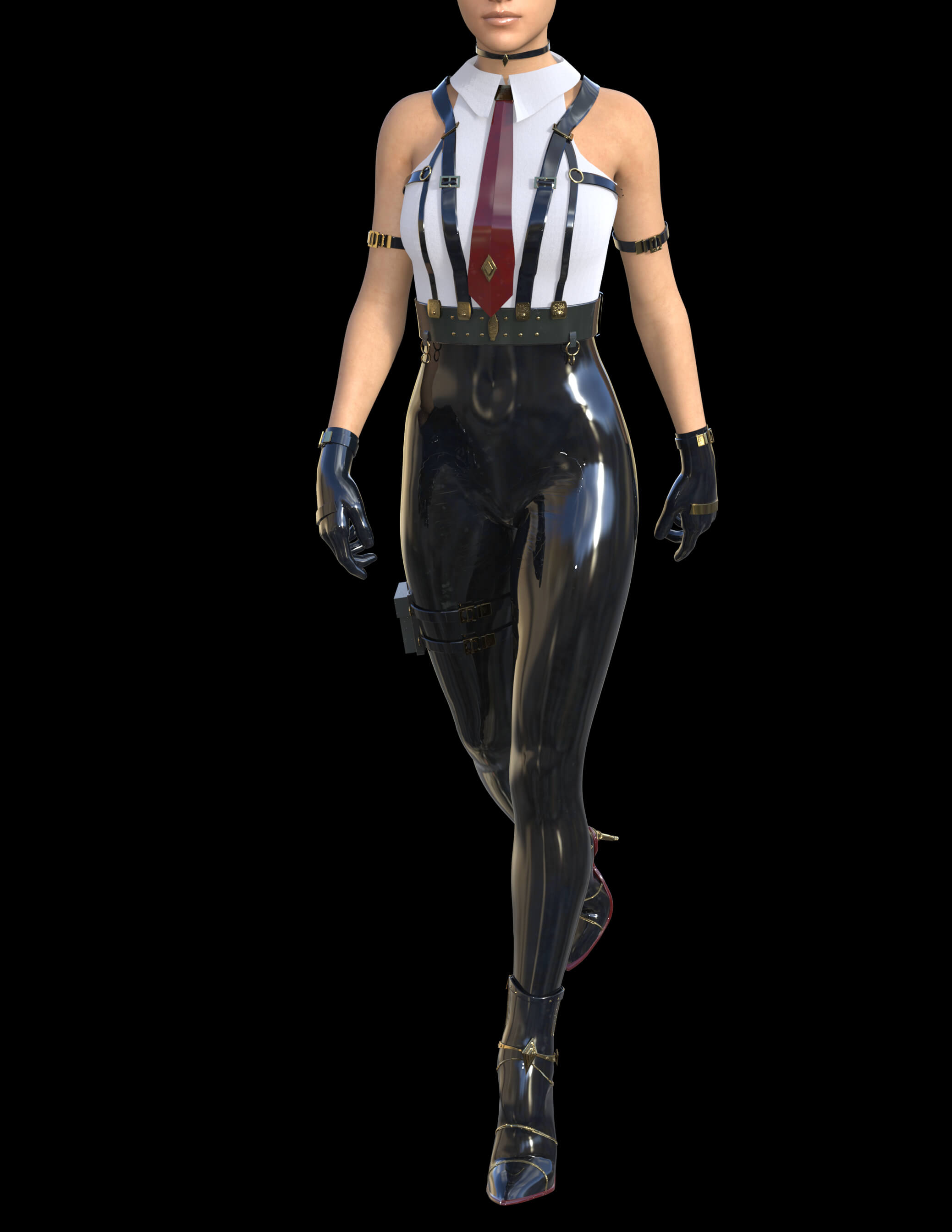 Officer C Outfit for Genesis 8 Female Daz Content