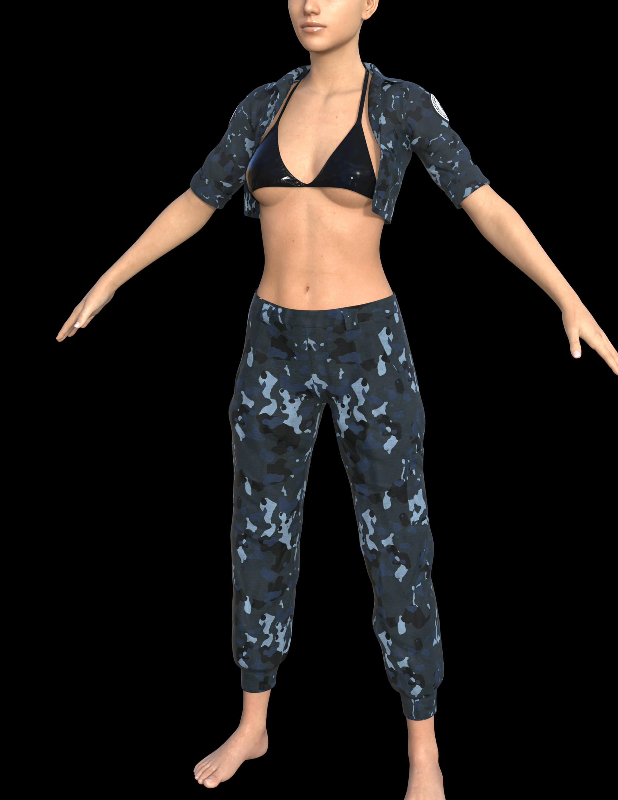 Ranger Outfit for Genesis 8 Female Daz Content