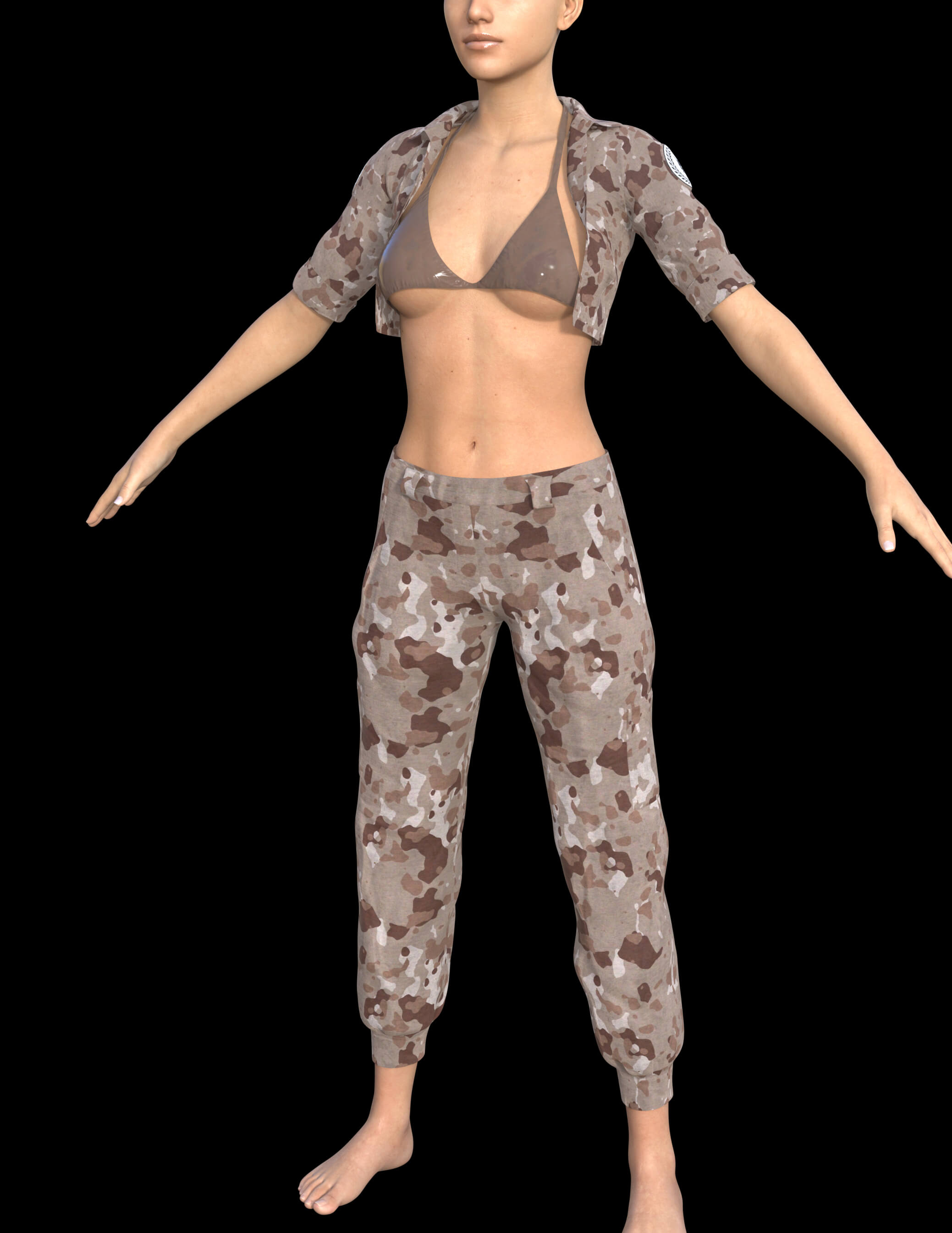 Ranger Outfit for Genesis 8 Female Daz Content