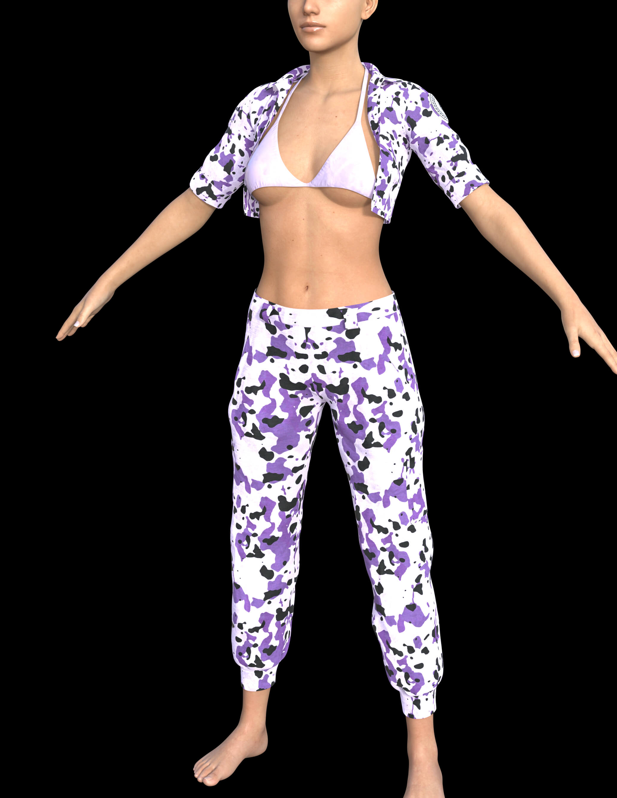 Ranger Outfit for Genesis 8 Female Daz Content