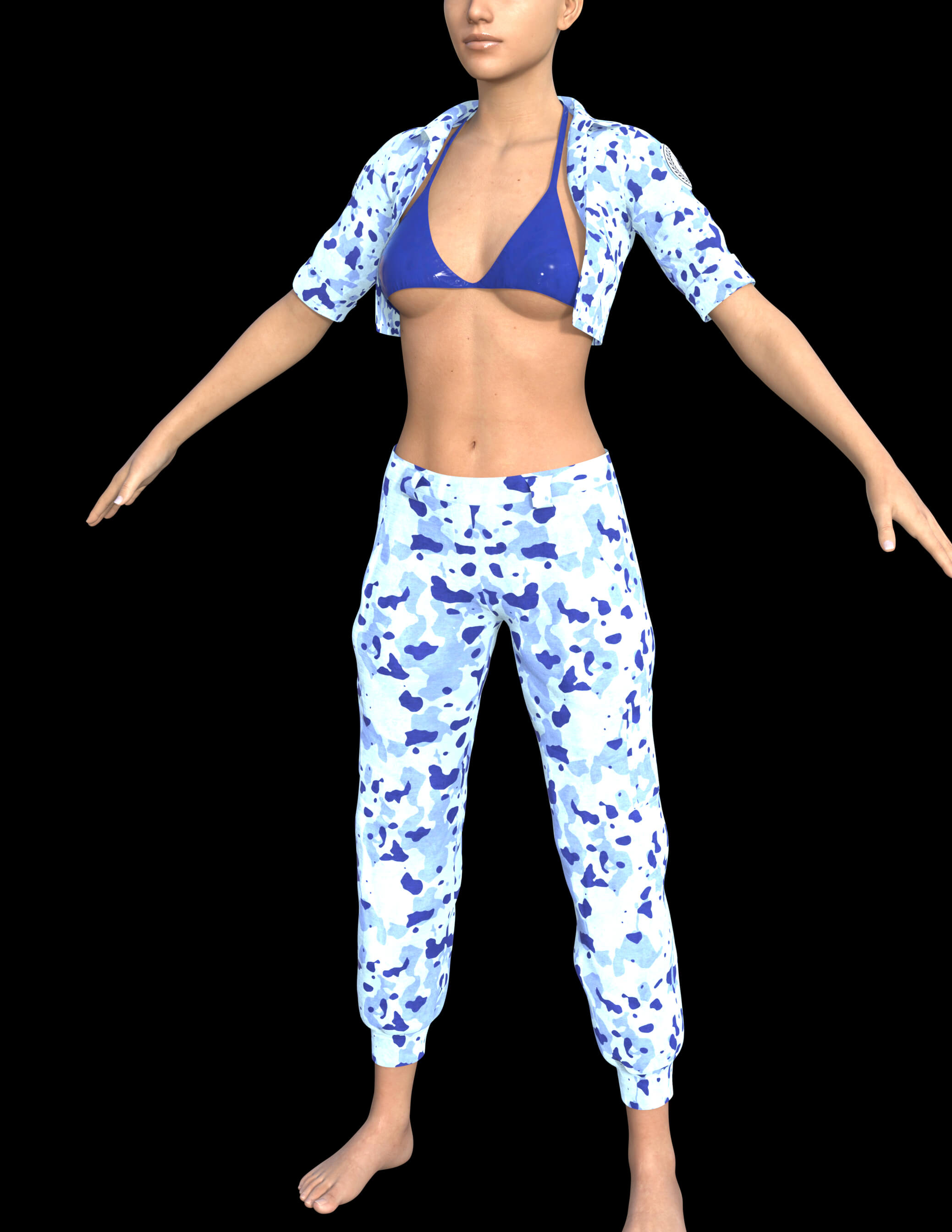 Ranger Outfit for Genesis 8 Female Daz Content