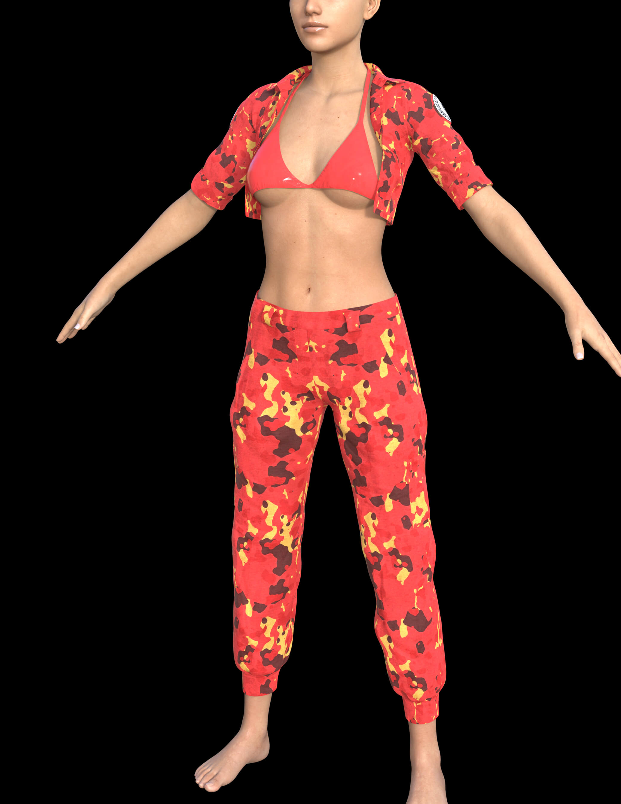 Ranger Outfit for Genesis 8 Female Daz Content