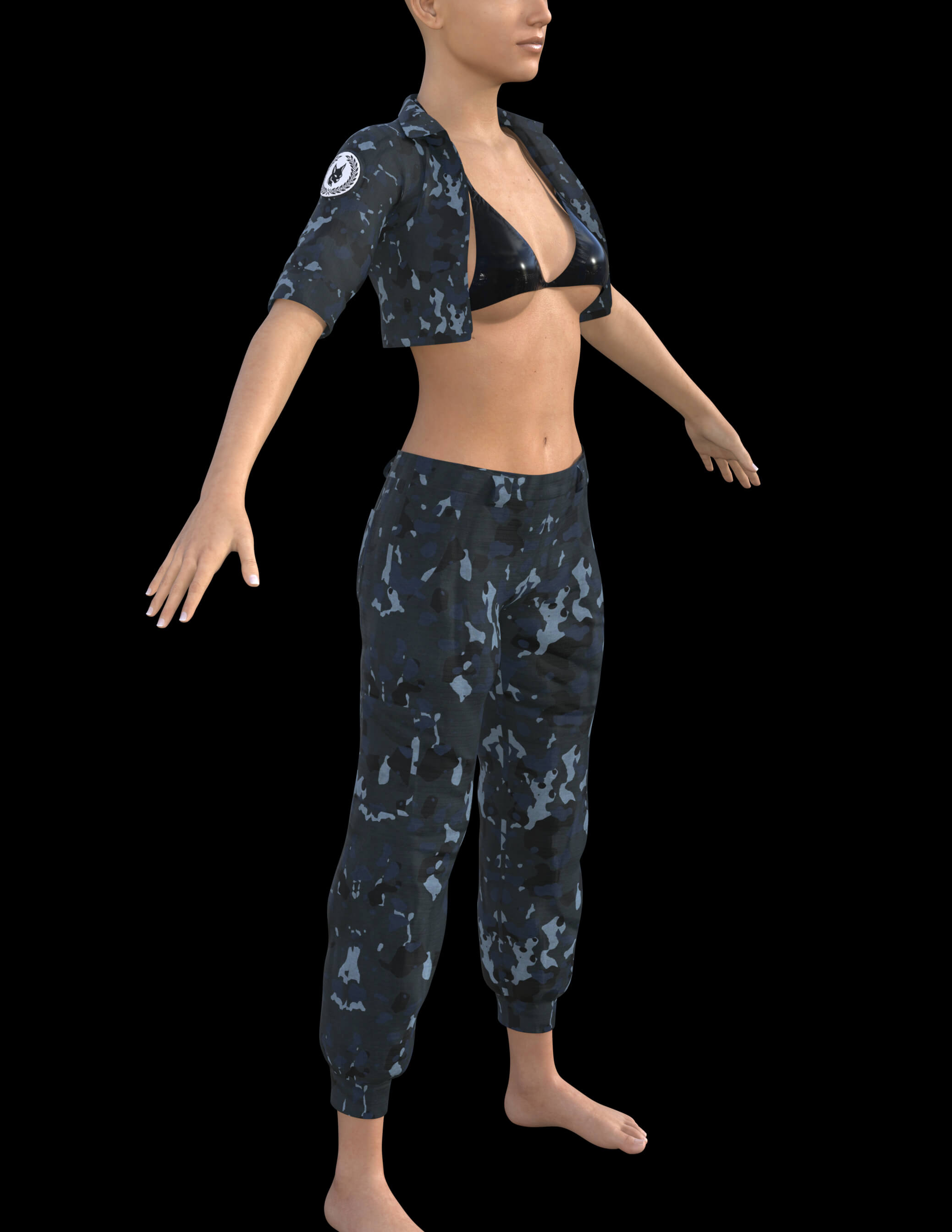 Ranger Outfit for Genesis 8 Female Daz Content